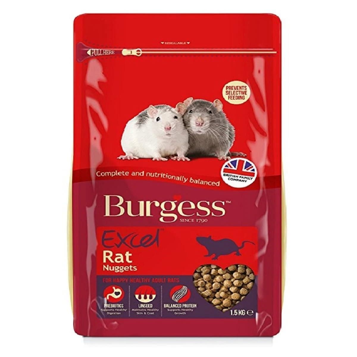 Burgess Excel Rat Nugget 1.5kg