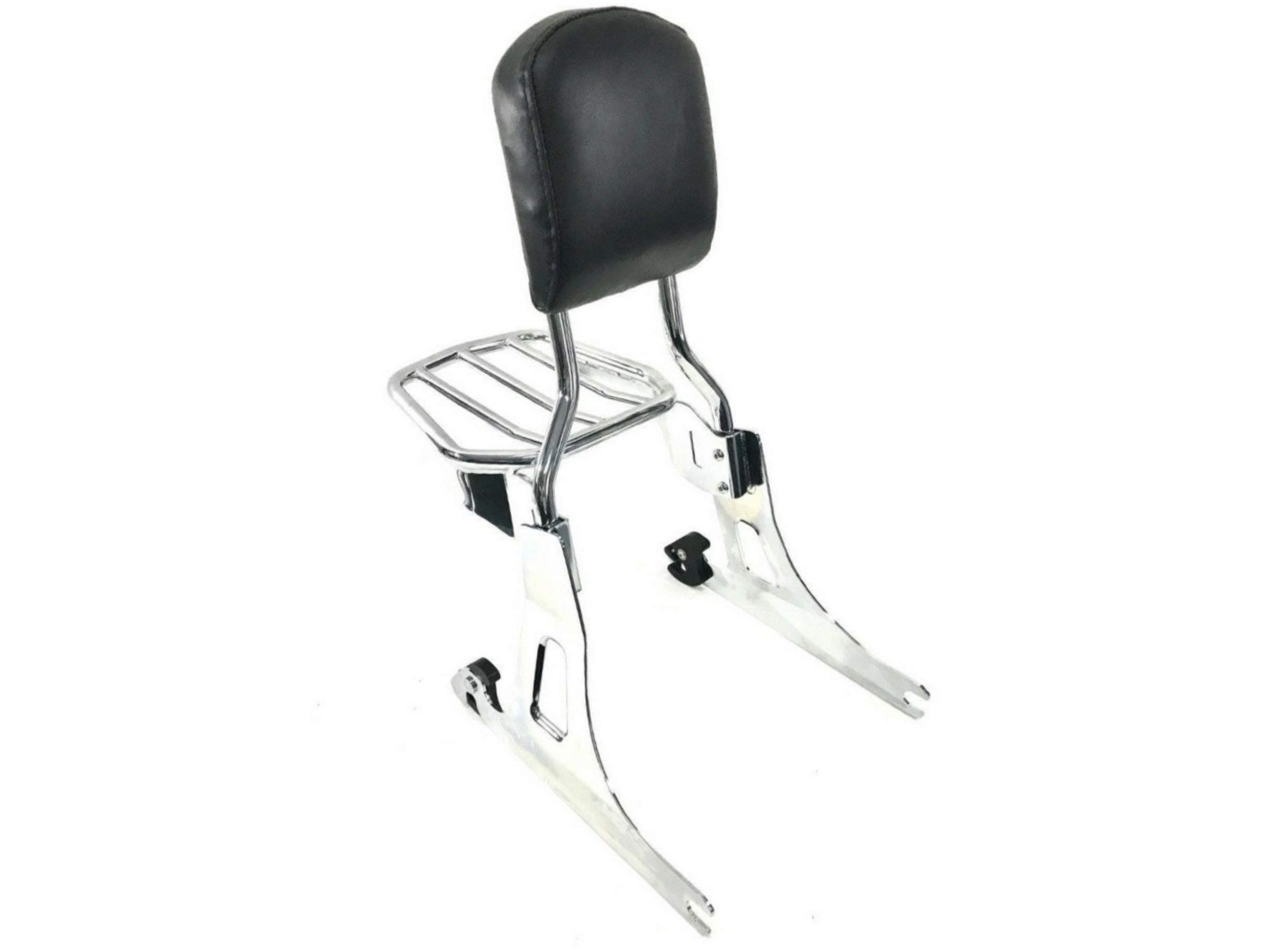 Detachable Chrome Passenger SissyBar Detach Backrest with Rear Luggage Rack for Harley Davidson Dyna FXD Like Street Bob Low Rider S Super Wide Glide 2006-2017 ref 52866-06A 52300018 52626-04 50300030