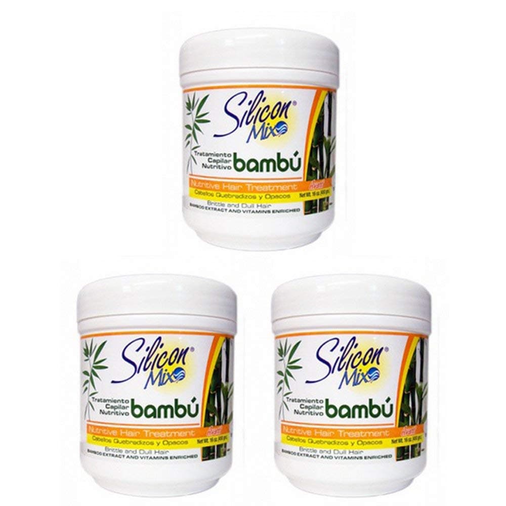 Bambu Nutritive Hair Treatment 16oz (Set of 3) by Silicon