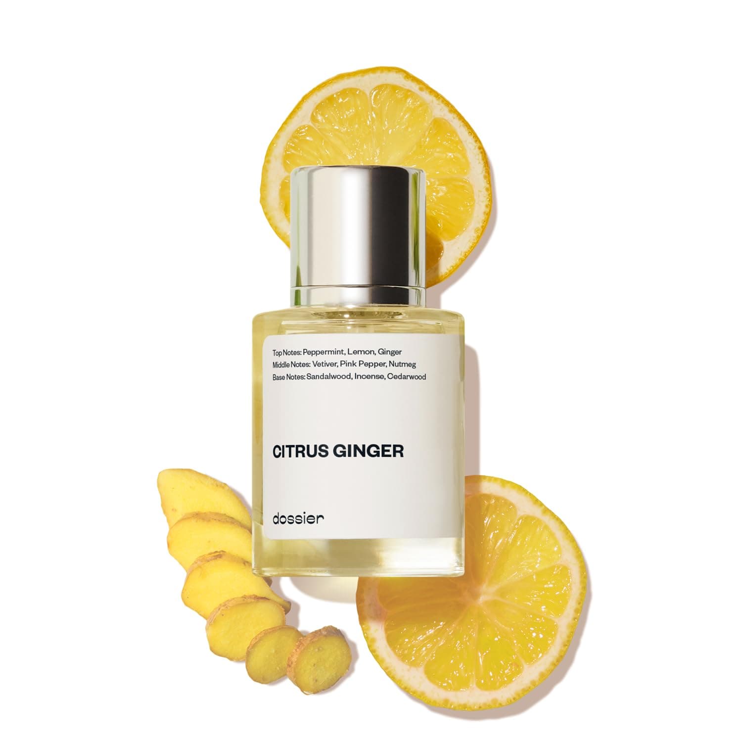 Dossier - Citrus Ginger - Eau de Parfum - Inspired By Bleu De Cha nel Fragrance - Perfume Luxury - Pure Infused - For Men - Fragrance 1,7 Fl 0z (50ml)