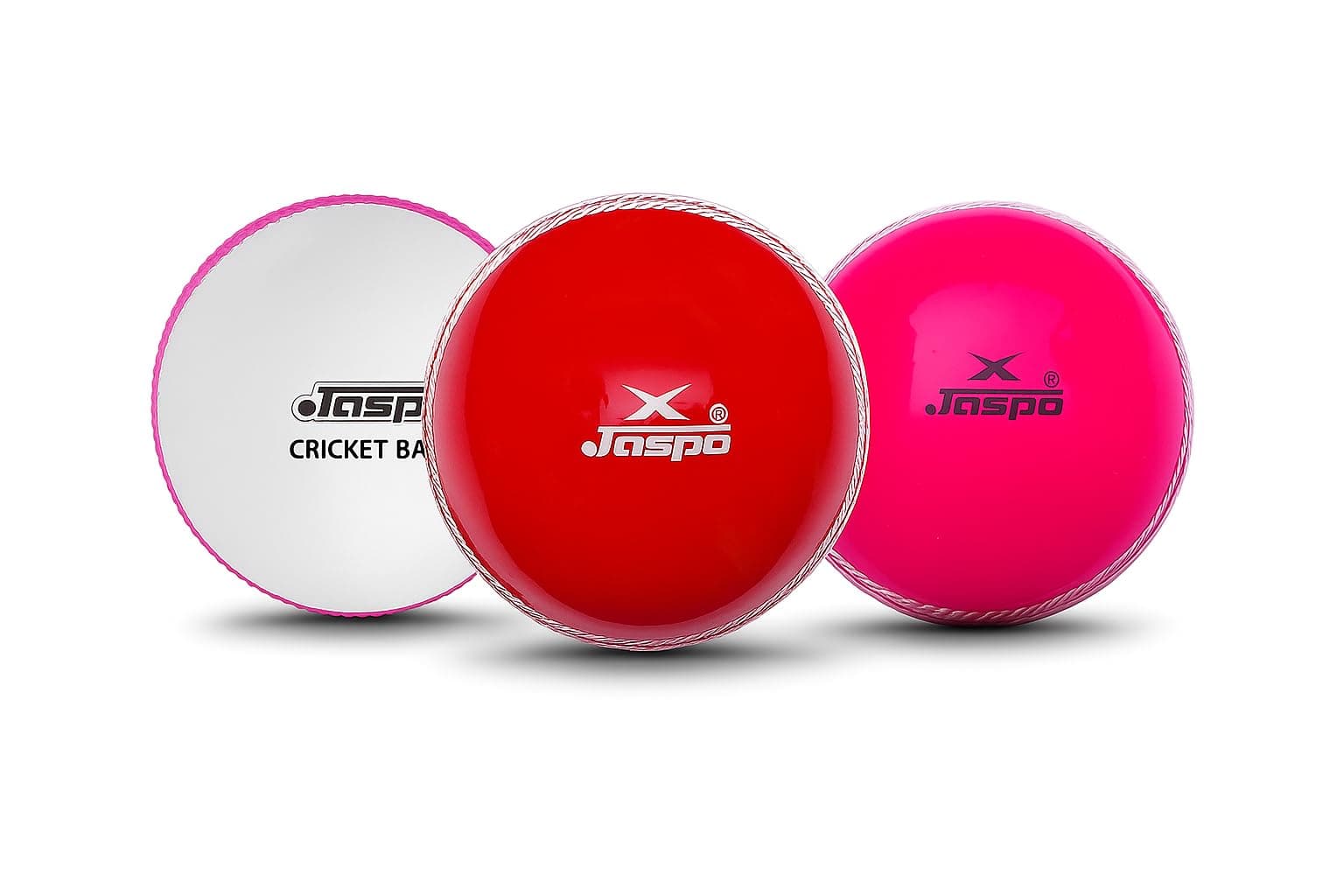 jaspo PVC T-20 Soft Cricket Balls 110 Gm (Multicolour) - Pack of Three , Standard Size