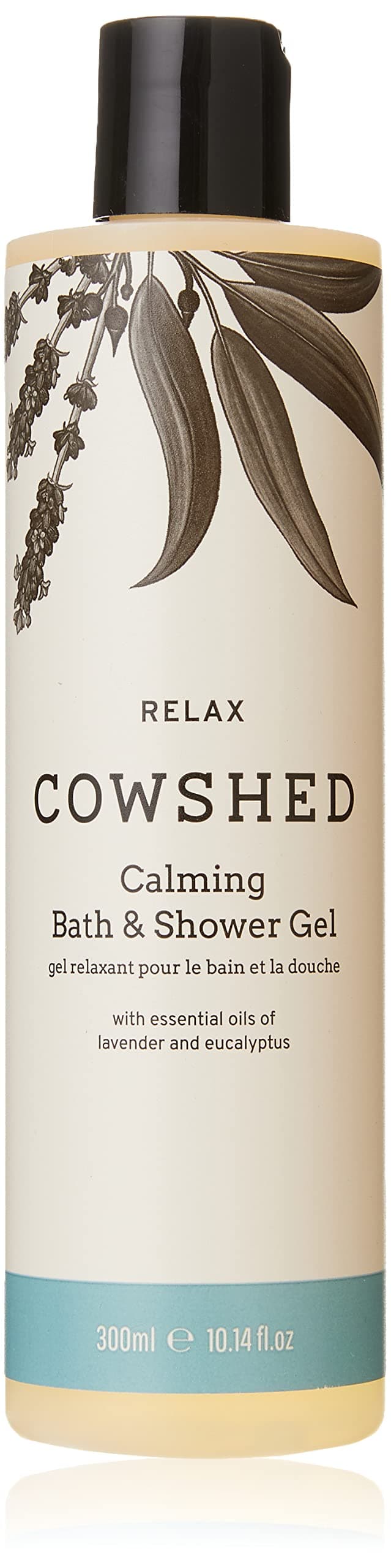 – Cowshed Bath & Shower Gel 300ml | Relax Calming Body Wash for Women & Men | Natural Body Wash, No Parabens | Hydrating Vegan Shower Gel with Lavender and Eucalyptus Essential Oils