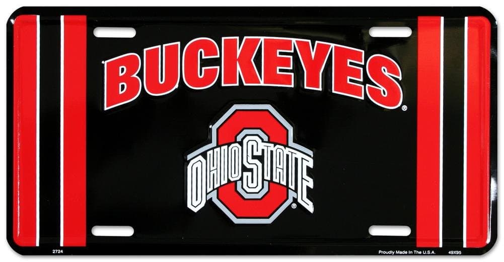 Ohio State Buckeyes License Plate Frame NCAA