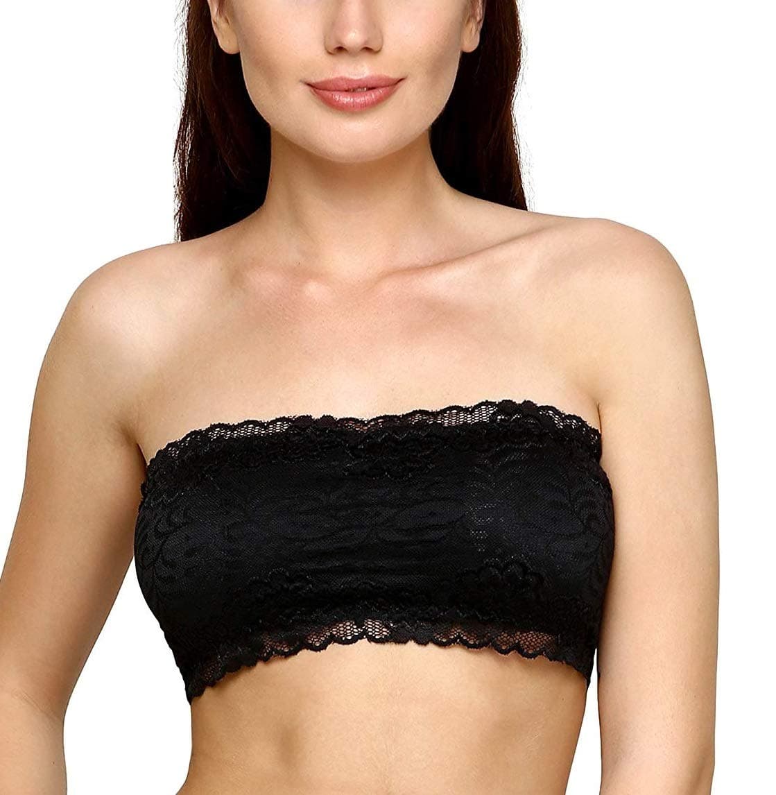 Shoppy Villa Women's Polyester Lightly Padded Non-Wired Bandeau Bra