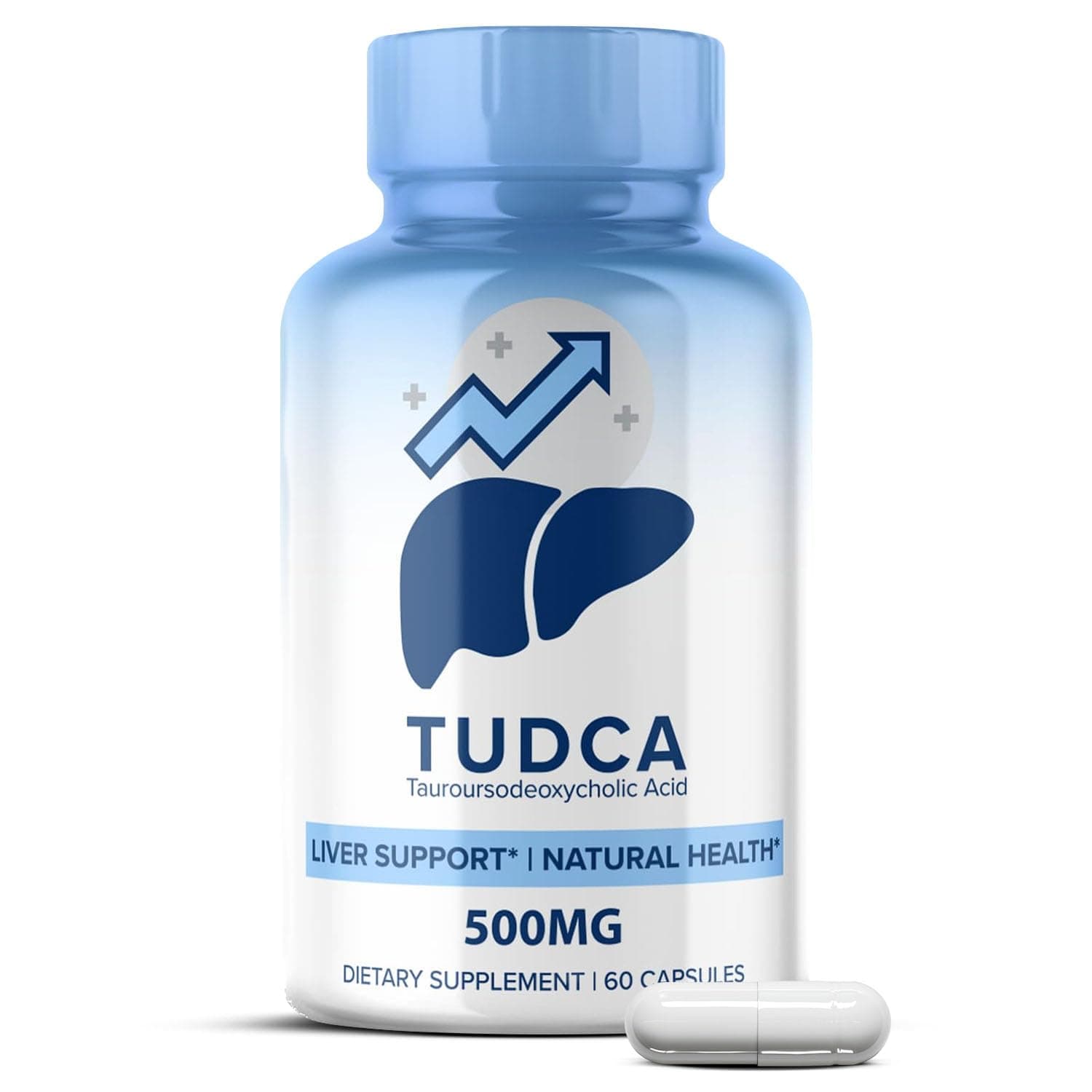 Tudca Liver Support Supplement - 60 Capsules Tauroursodeoxycholic Acid - Nerve Cell Support, Gallbladder, Kidney and Liver Cleanse Detox & Repair, Bile Salts Supplement by MaxLife Naturals