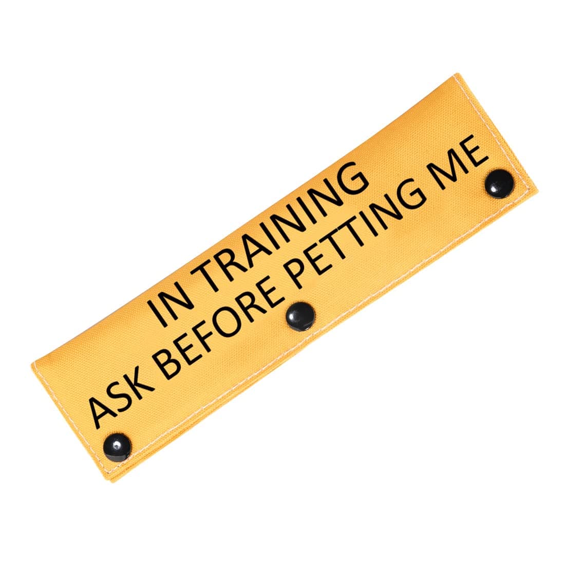 PWHAOO in Training Dog Leash Sleeve Ask to Pet Give Me Space Dog Leash Sleeve Working Dog Leash Wrap (Ask Before Petting Sleeve)