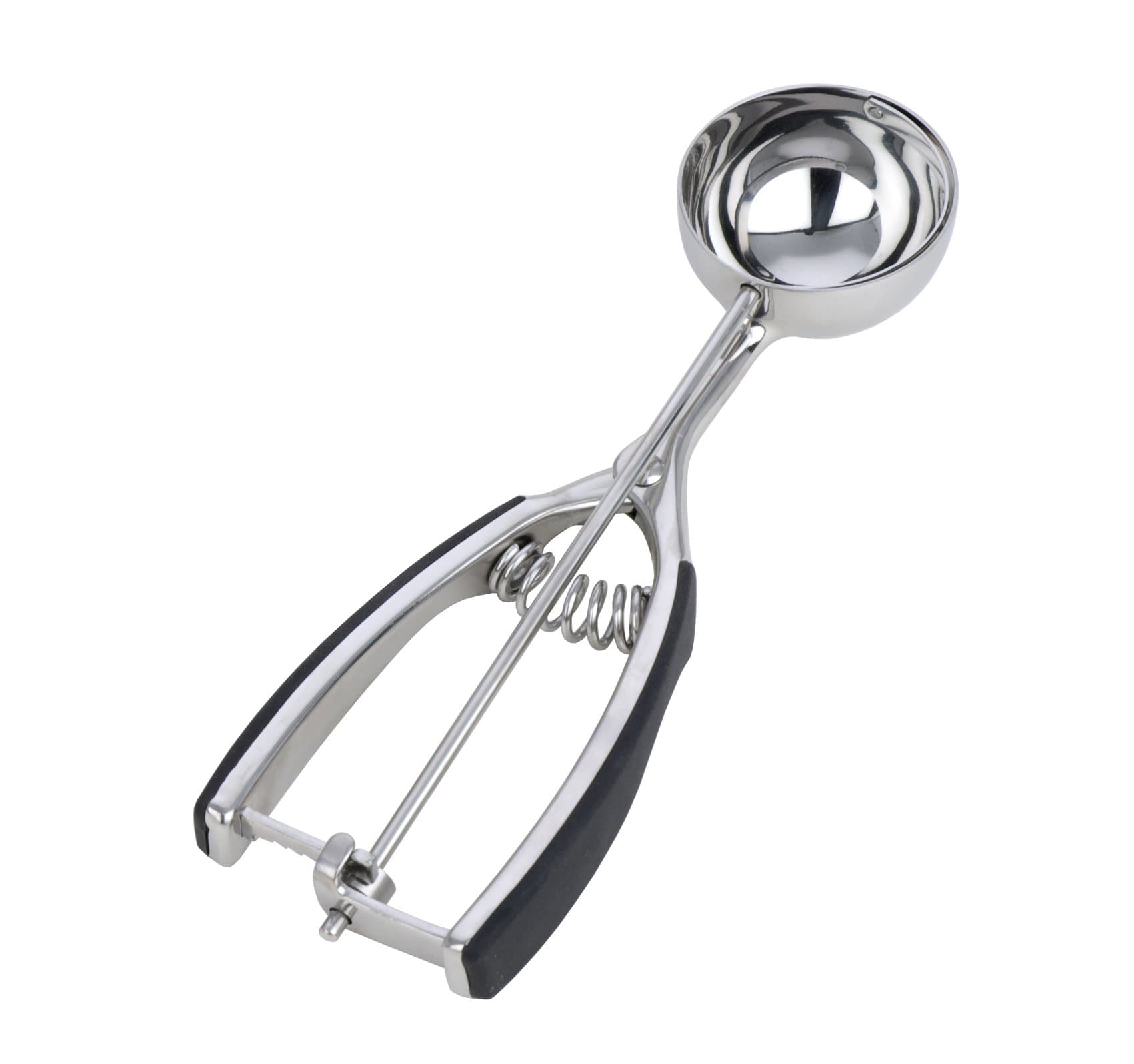 MIU France Stainless Steel No.16 Portion Scoop with Soft Grip Handle, 2-Ounce