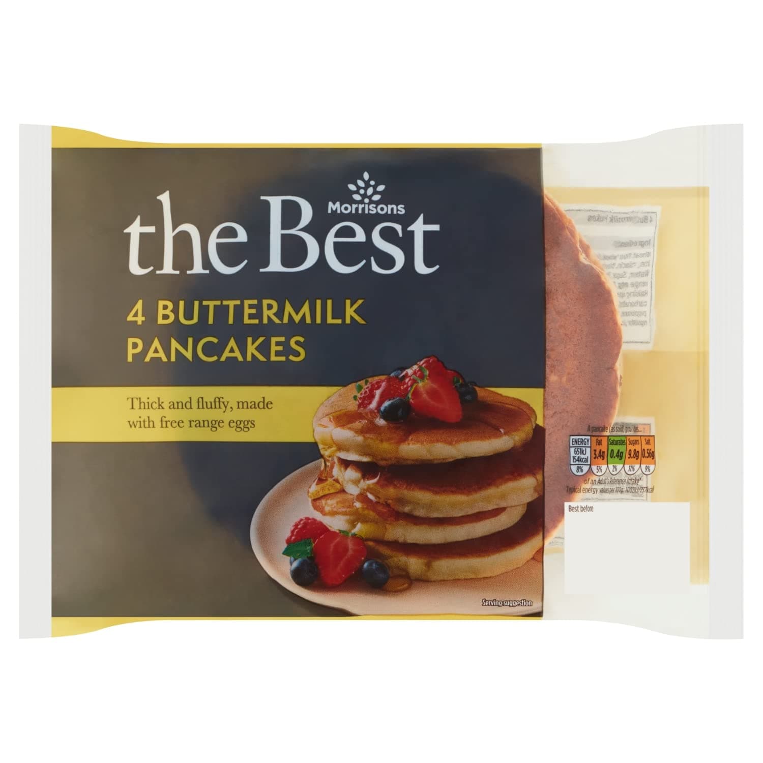 Morrisons The Best Buttermilk Pancakes 4pk