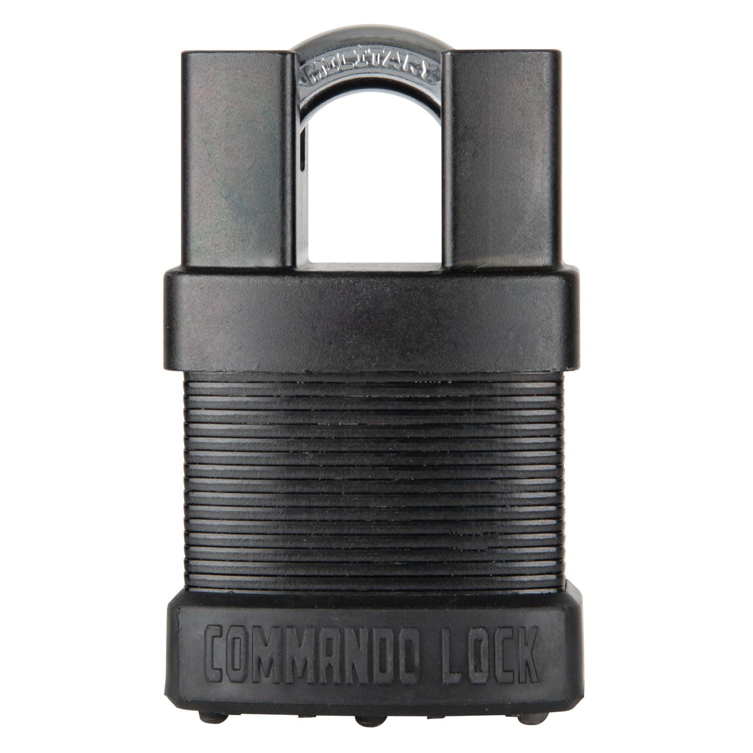 Commando Lock High Security Padlock Single - Military Grade Ideal for Storage Sheds, Toolboxes, Worksite, Gym Locker Lock, Portable Door Lock, Bolt Cutter Proof, Steel Alloy Design