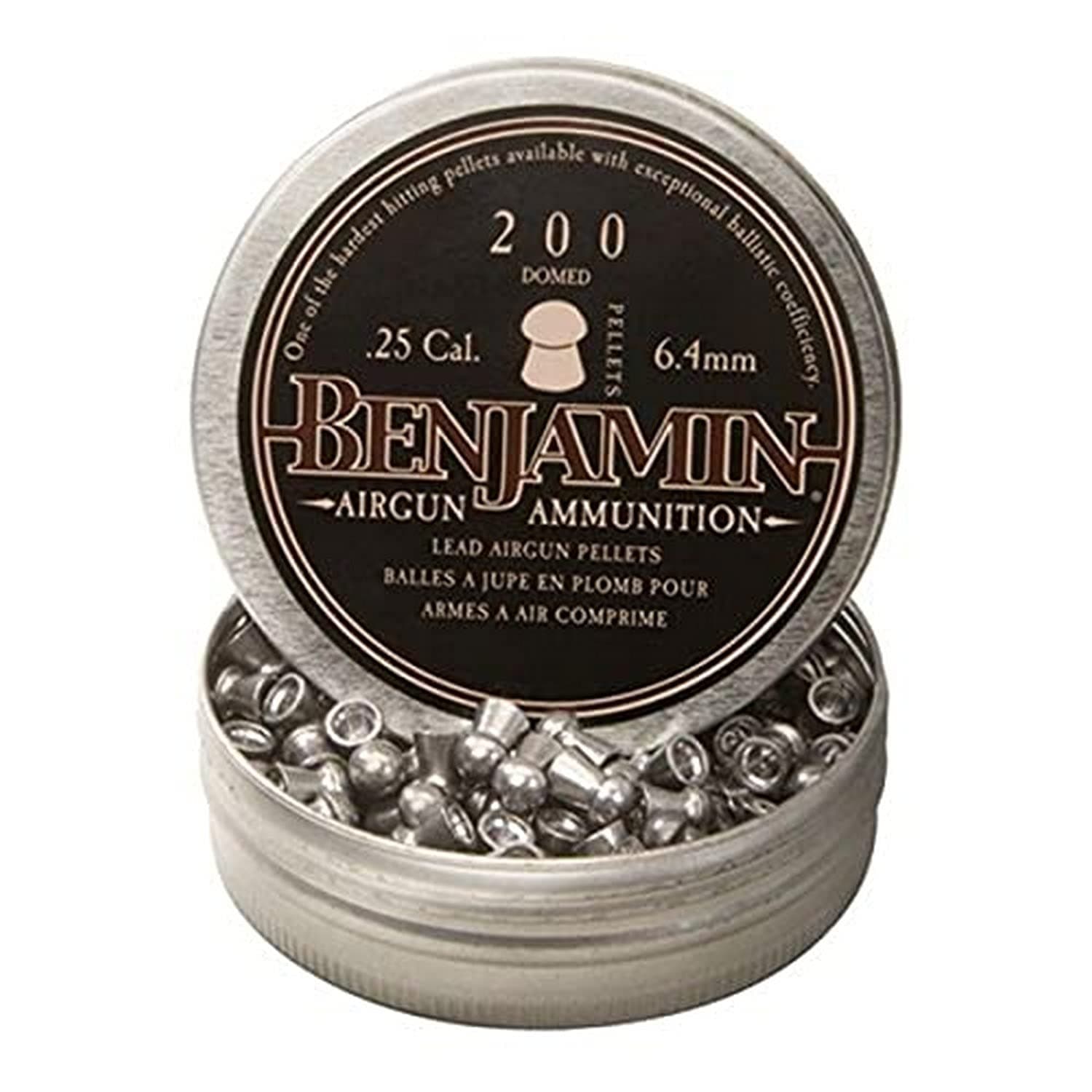 CrosmanBenjamin Sheridan, Domed Pellets, 25 Caliber, 27.8 Grains, (Per 200)