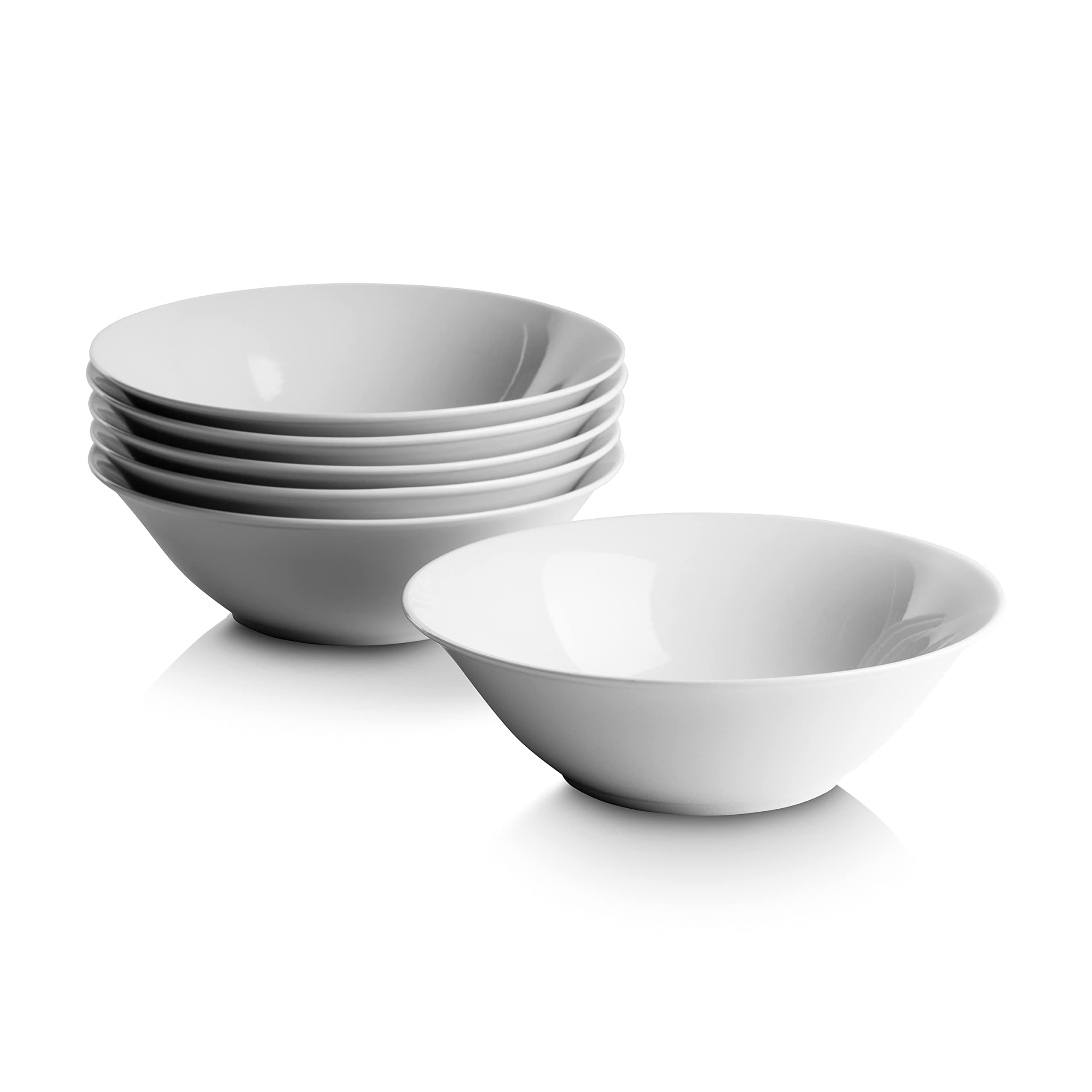 Simply White 7" Round Cereal Bowl, Set of 6