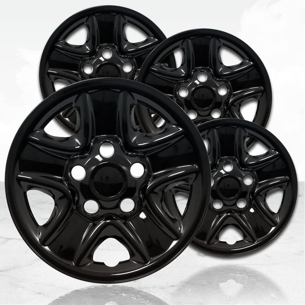 Upgrade Your Auto 18" 4pc Gloss Black Wheel Skins (Set of 4) for Toyota Tundra 2007-2021