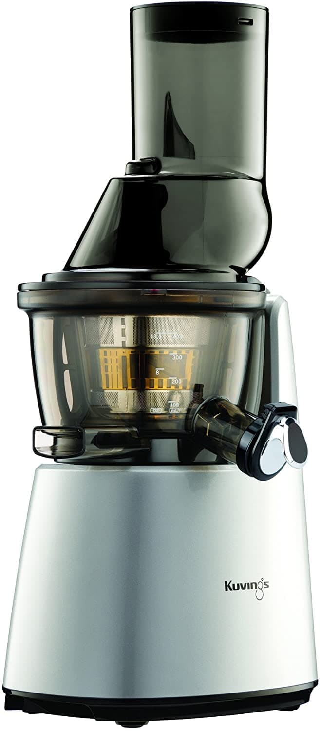 Whole Slow Juicer Elite C7000S - Higher Nutrients and Vitamins, BPA-Free Components, Easy to Clean, Ultra Efficient 240W, 60RPMs-Silver, 25