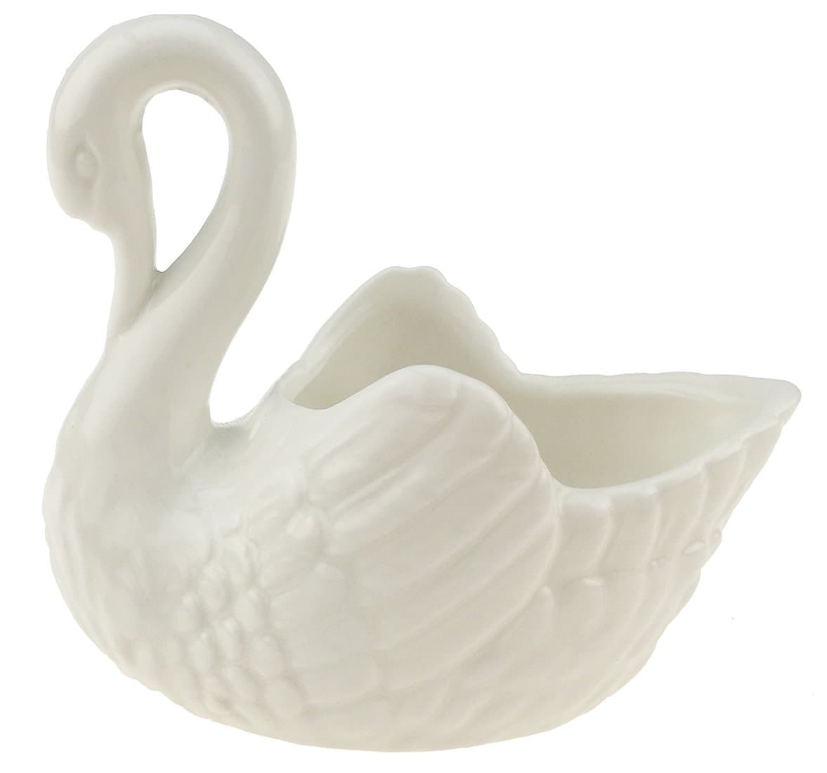 White Swan Ceramic Furnishing Articles Statues for Home Decor