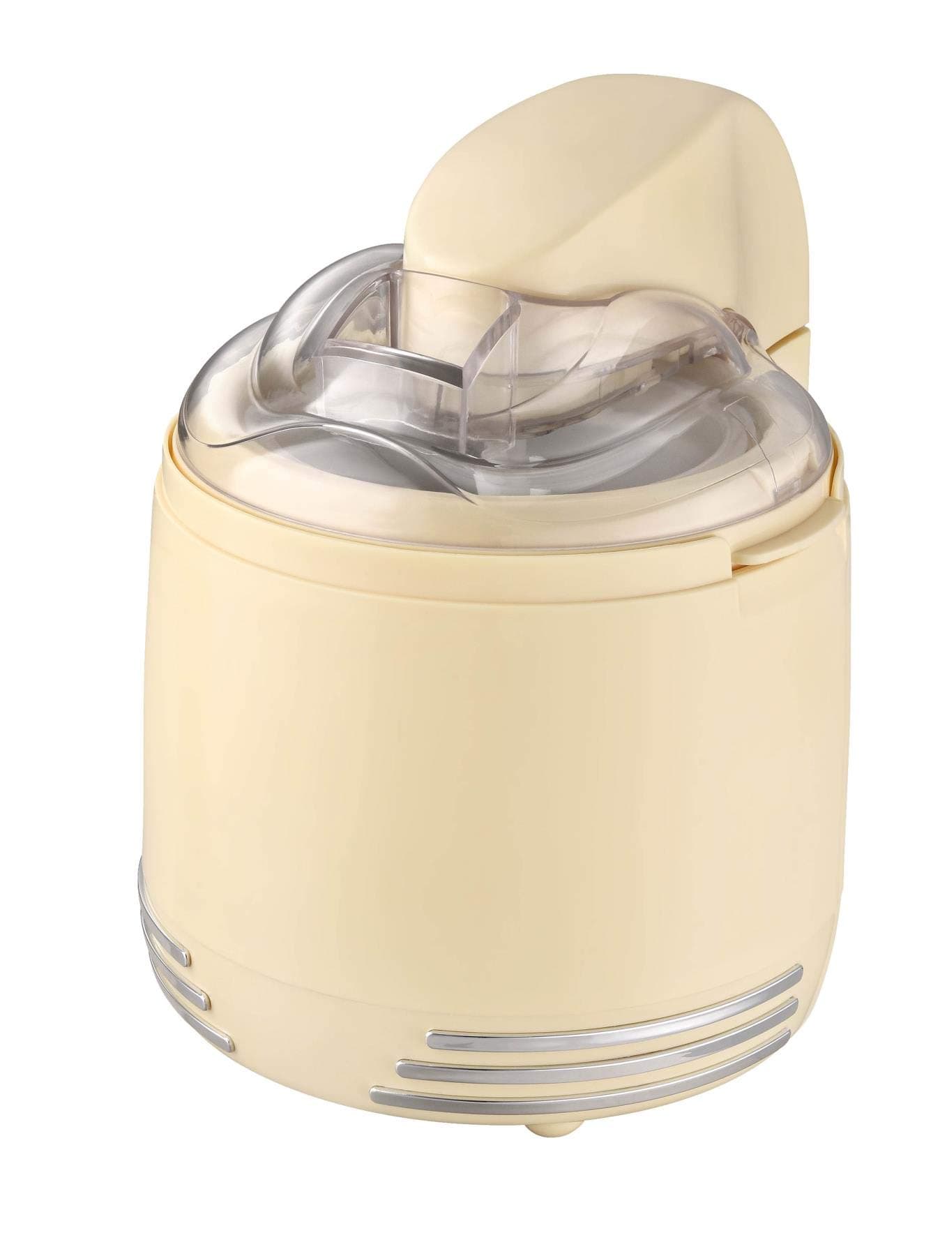 Team Kalorik 2-in-1 Ice Cream and Yoghurt Maker, Capacity of 1L of Yoghurt or 0.6L of Ice Cream, 15W, Beige, TKG Ice 2500