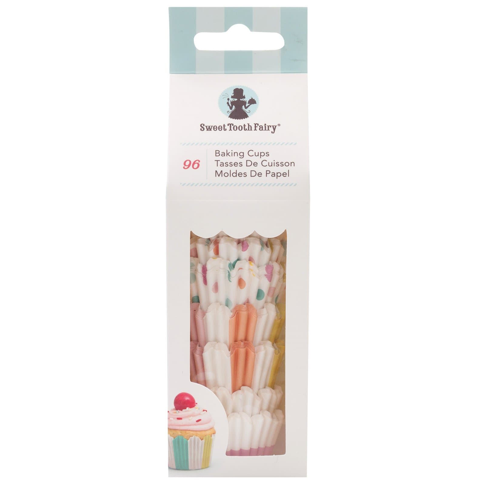 341978 96 Piece Mini Baking Cups Pastel
