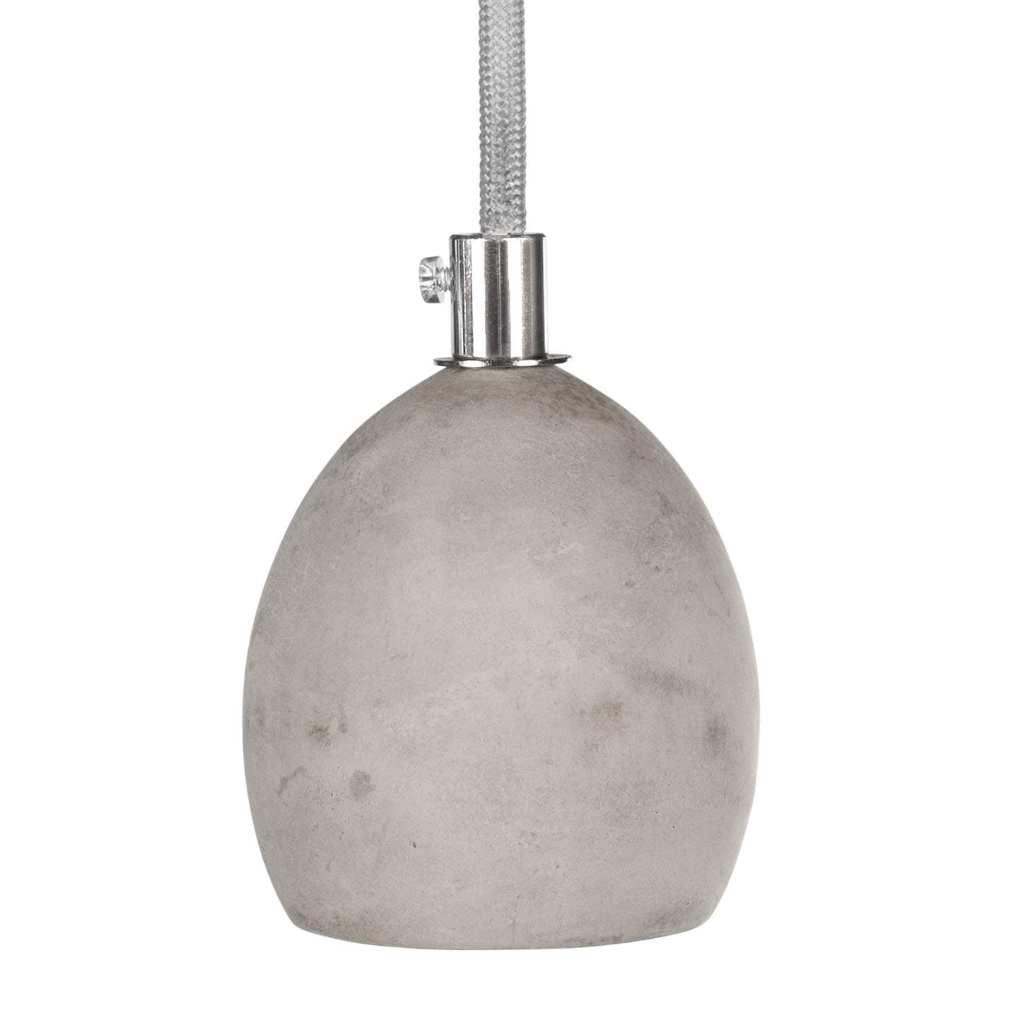 Smartwares IDE-60011 Circular Concrete Pendant Light, Industrial Design, E27, 60 W