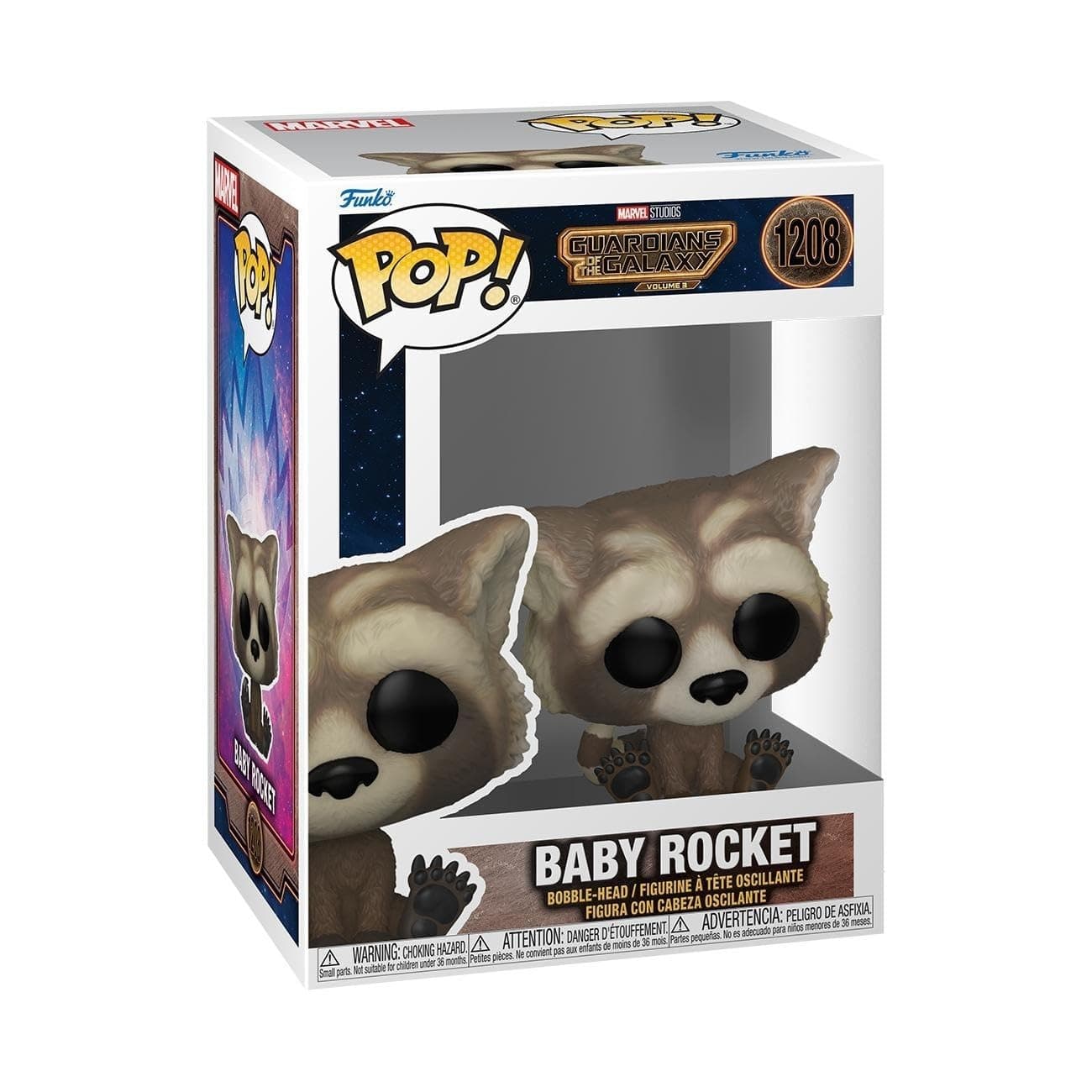 Funko Pop! Vinyl: Marvel - Guardians Of the Galaxy 3 - Rocket Raccoon - (Baby) - Collectable Vinyl Figure - Gift Idea - Official Merchandise - Toys for Kids & Adults - Movies Fans
