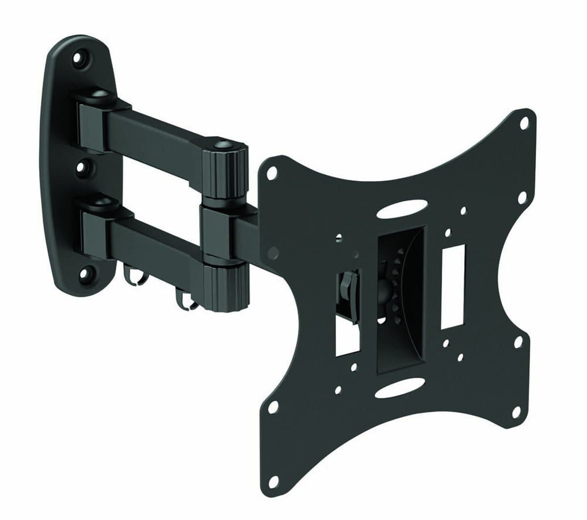 Black Full-Motion Tilt/Swivel Wall Mount Bracket for BenQ GW2760HS 27" inch LED Monitor - Articulating/Tilting/Swiveling