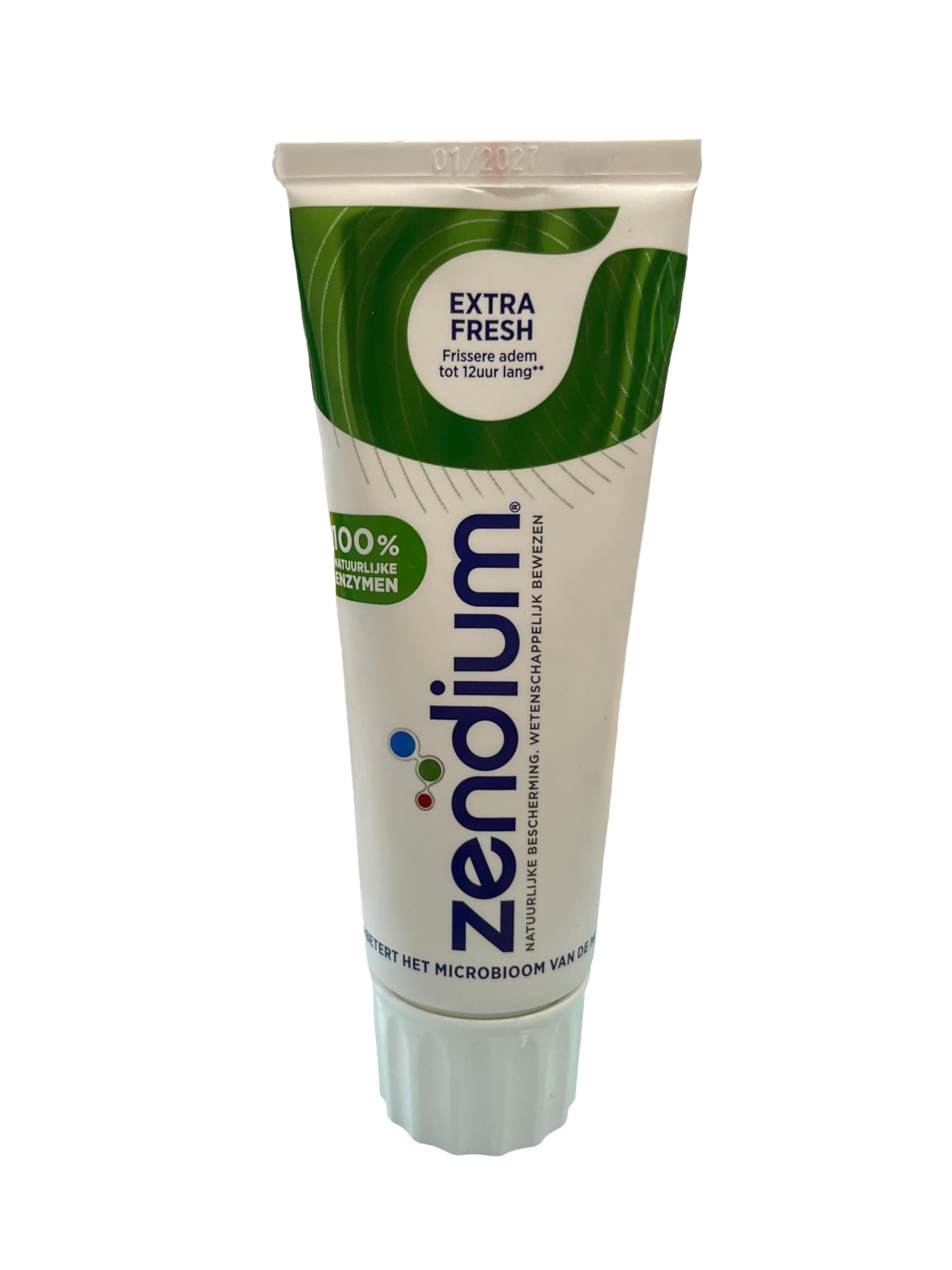 Extra Fresh Toothpaste 75ml - contains natural antibacterial enzymes and proteins - natural protection against bad breath with up to 12 hour fresher breath - SLS free, Triclosan free