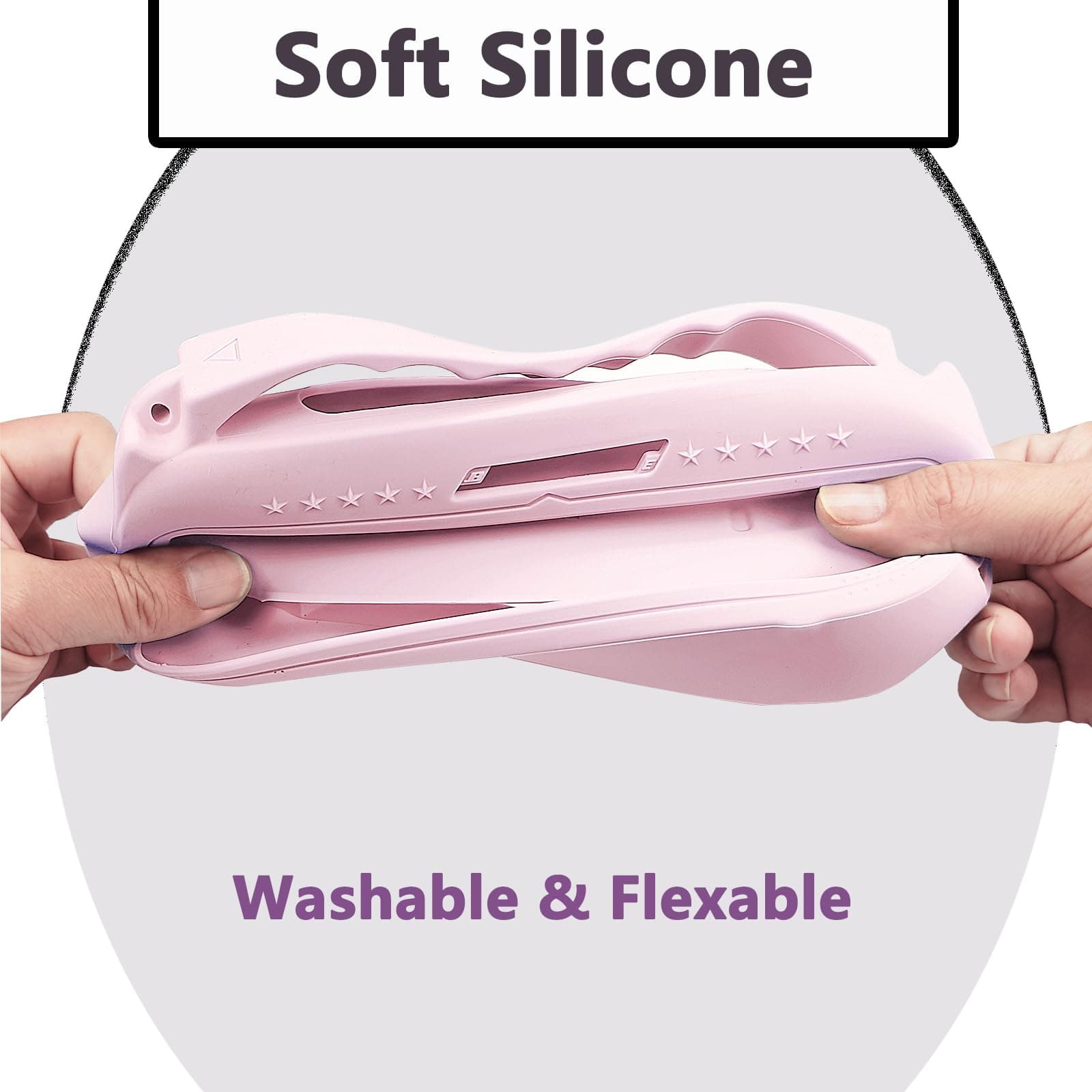 JCHPINE Silicone Cover Case for Bose SoundLink Flex Portable Bluetooth Speaker 2nd Gen, Protective Holder for Bose SoundLink Flex Speaker Accessories (Pink)