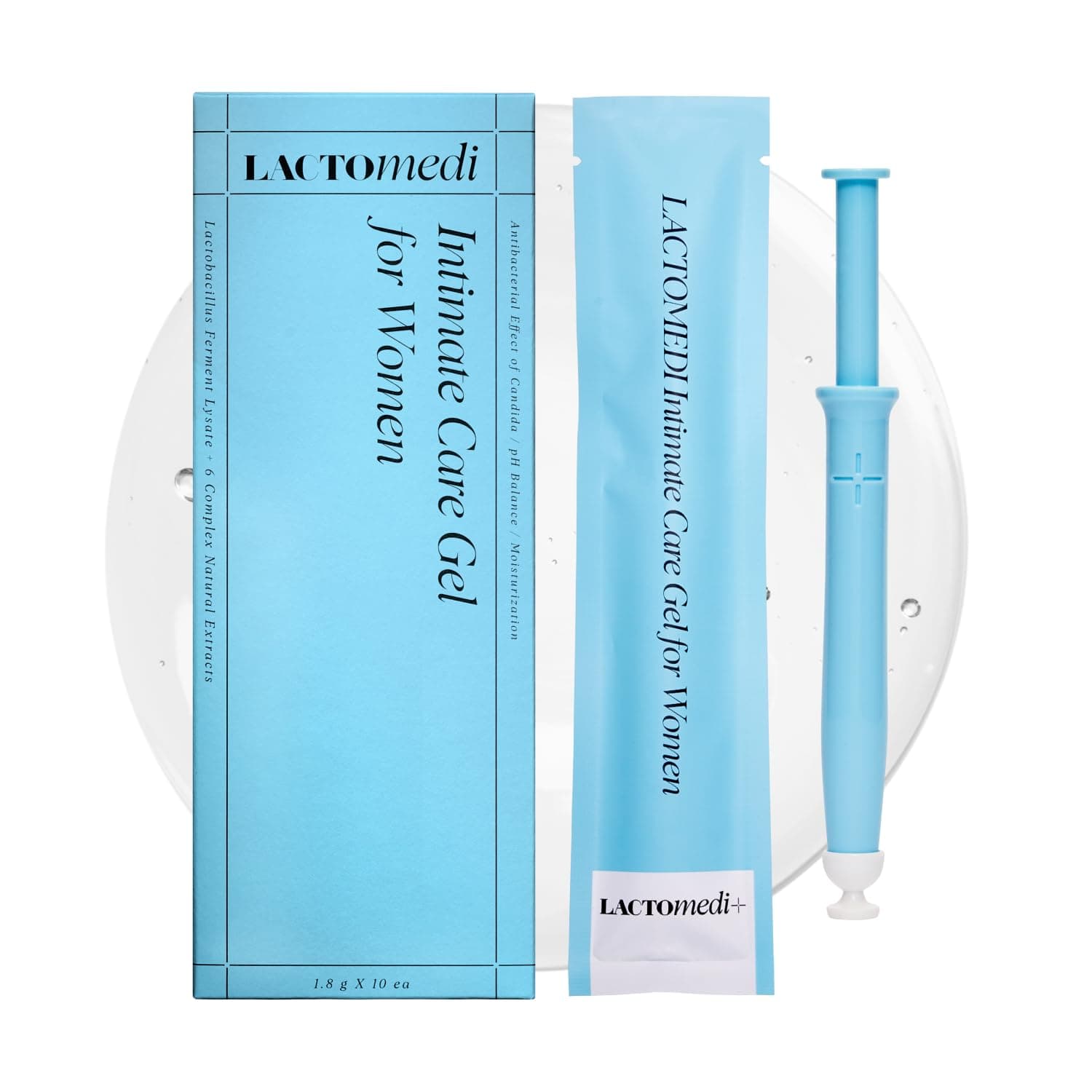 LACTOMEDI Intimate Care Gel | 10-Day Intensive Care Package | Vaginal Probiotics Applicator | Yeast Infection Care | BV Care for Women | pH Balance Gel | Itchiness and Unpleasant Odor | 1Box x 10pcs