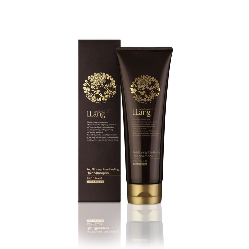 Llang Red Ginseng Pure Healing Hair Shampoo 250ml/8.45oz - Anti Hair Loss - Global Edition