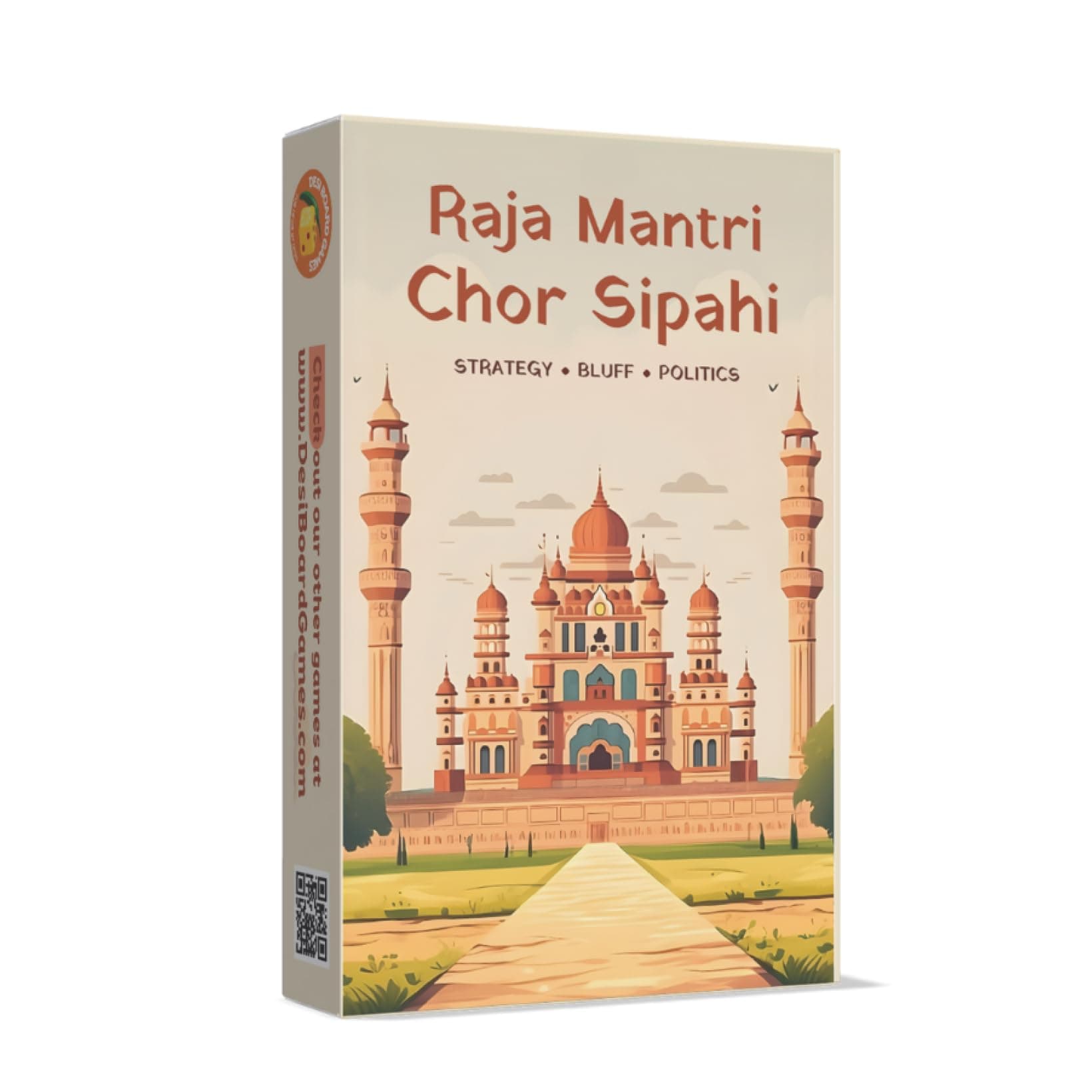 Raja Mantri Chor Sipahi Board Game for Adults | Light Strategy | Bluffing