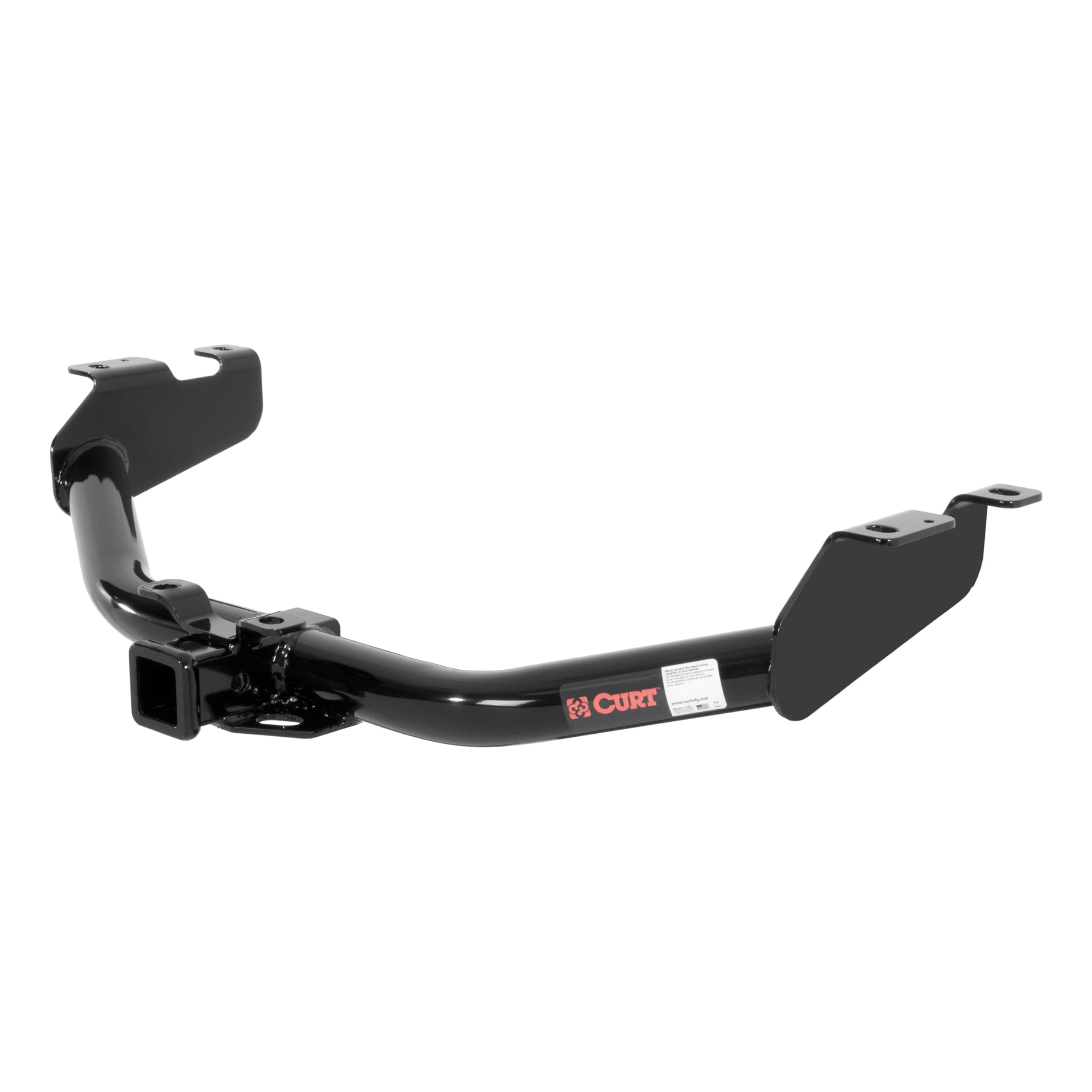 13322 Class 3 Trailer Hitch, 2-Inch Receiver, Round Tube Frame, Compatible with Select Chevrolet Silverado, GMC Sierra 1500, 2500 , Black