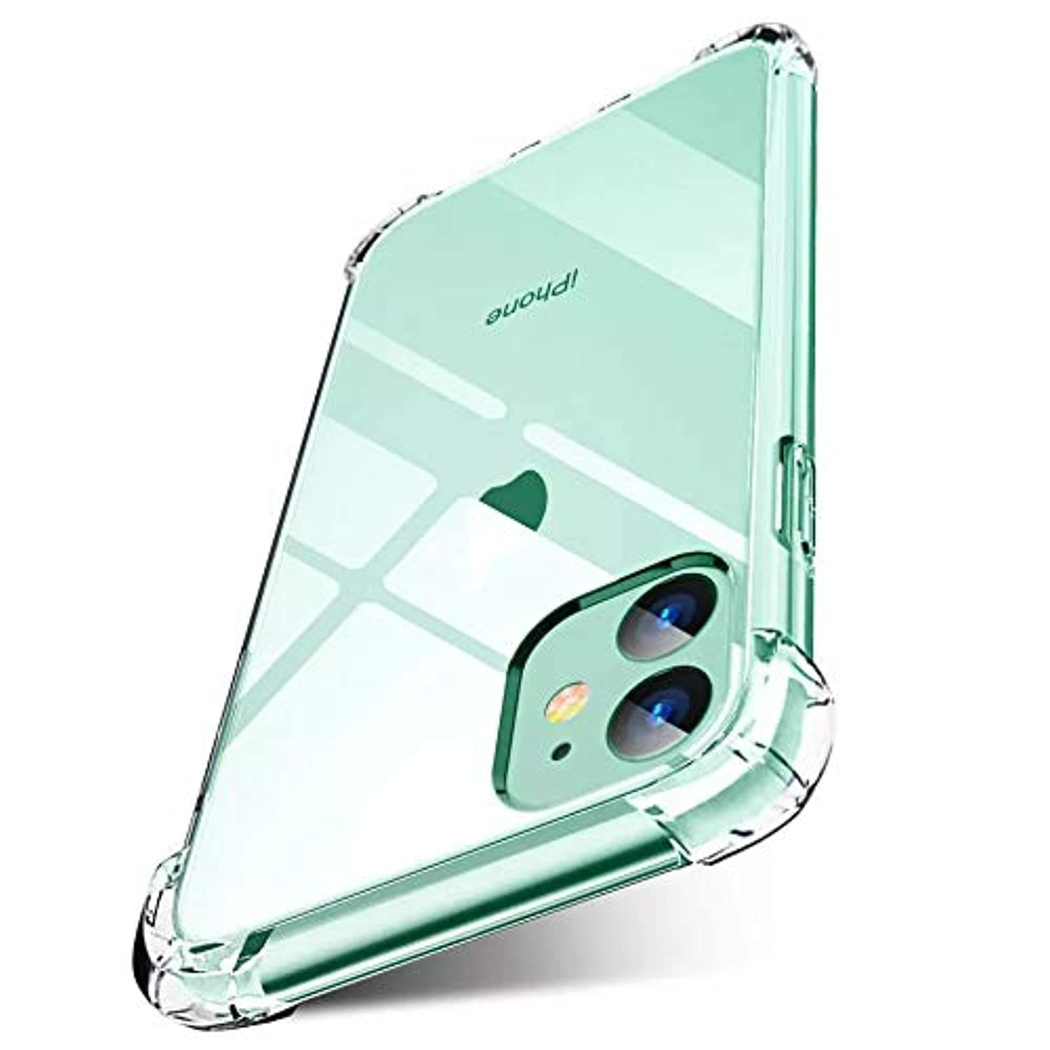 Iphone 11 Case Anti-Scratch Shock Proof Bumper Transparent Silicone Reinforced Edges Clear Protection Cover