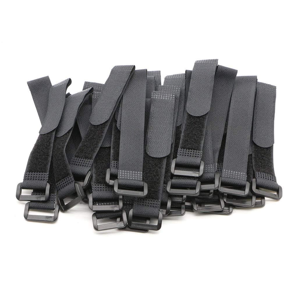 8541757573 Fastening Cable Straps, Black, 25 Count