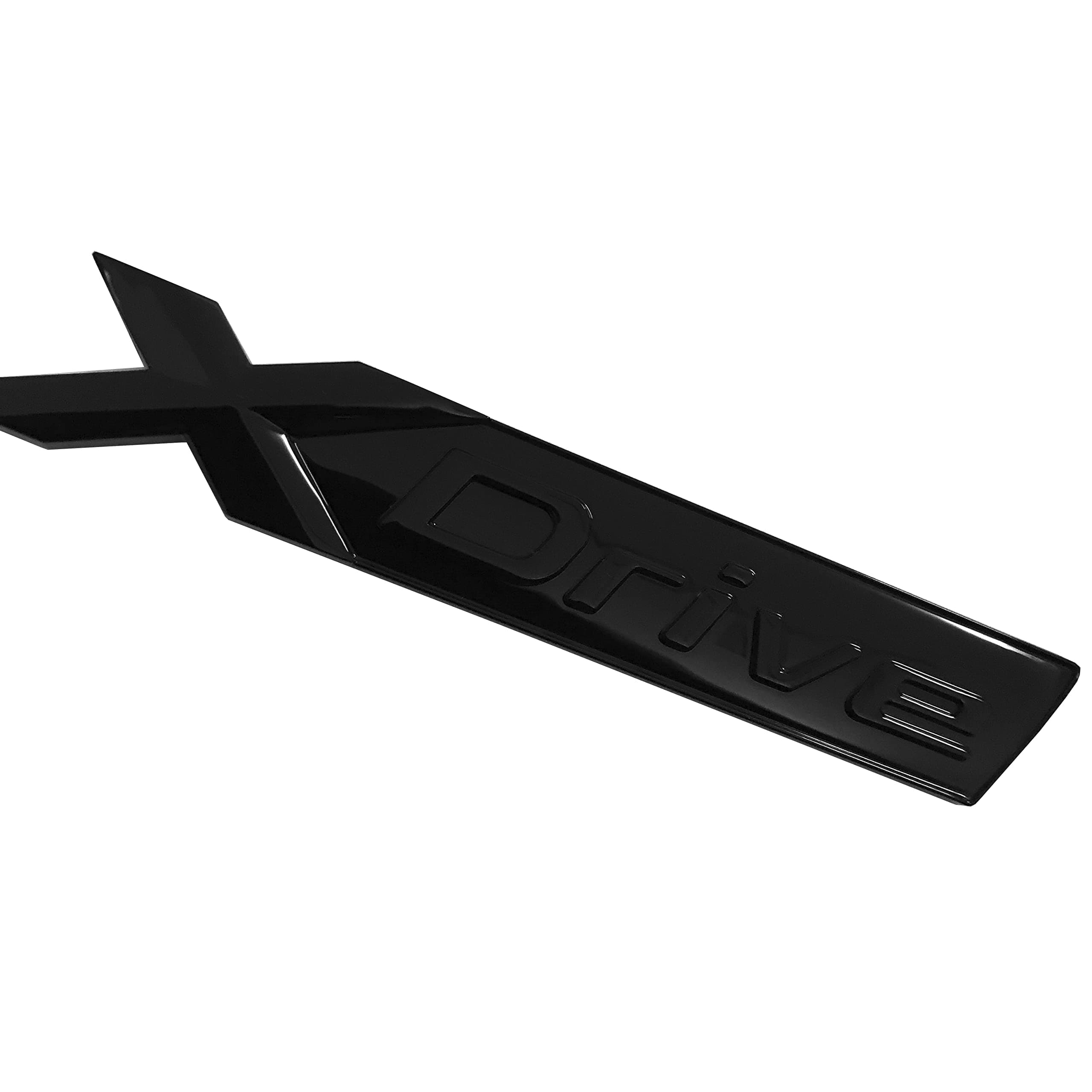 New Xdrive Emblem Gloss Black Replacement for BMW Xdrive Trunk Rear Emblem Badge XDRIVE Decal Sticker (Bright Black, XDRIVE)