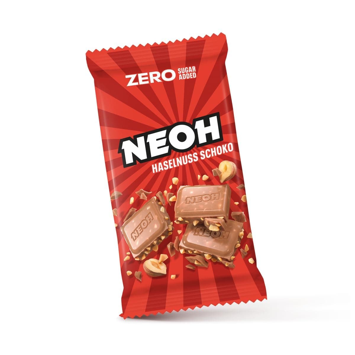 NEOH Low Carb Keto Hazelnut Chocolate | 1g Sugar, 106 kcal Per Serving, 1x66g | The New Alternative to Traditional Sweets