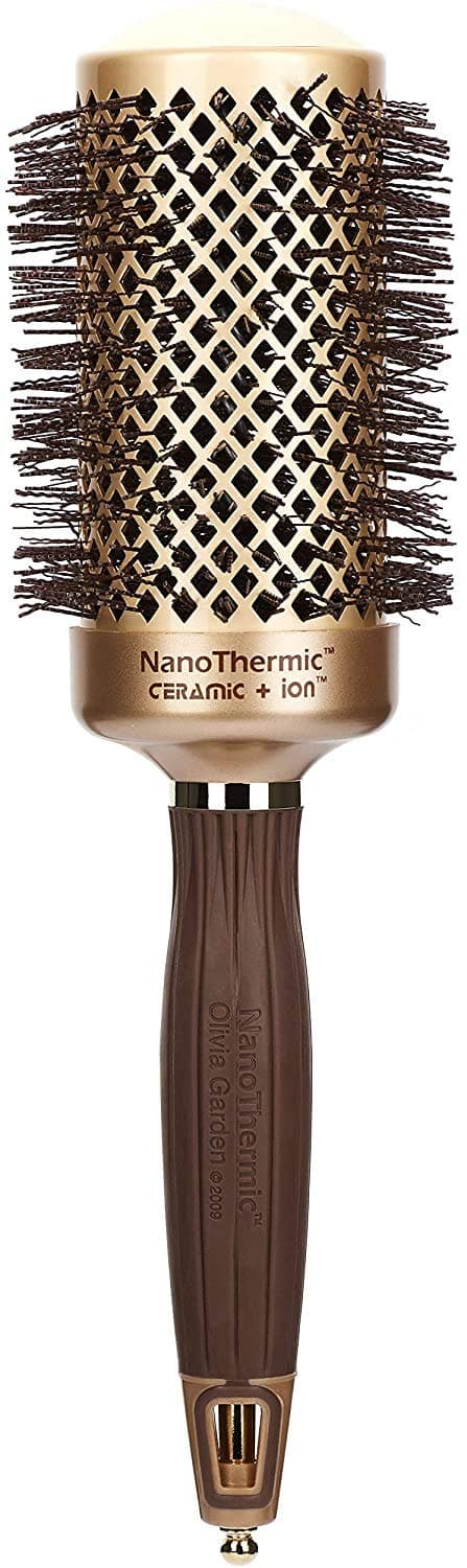 Nano Thermic Ceramic Ion Brush, 2 1/8 Inch by Olivia Garden