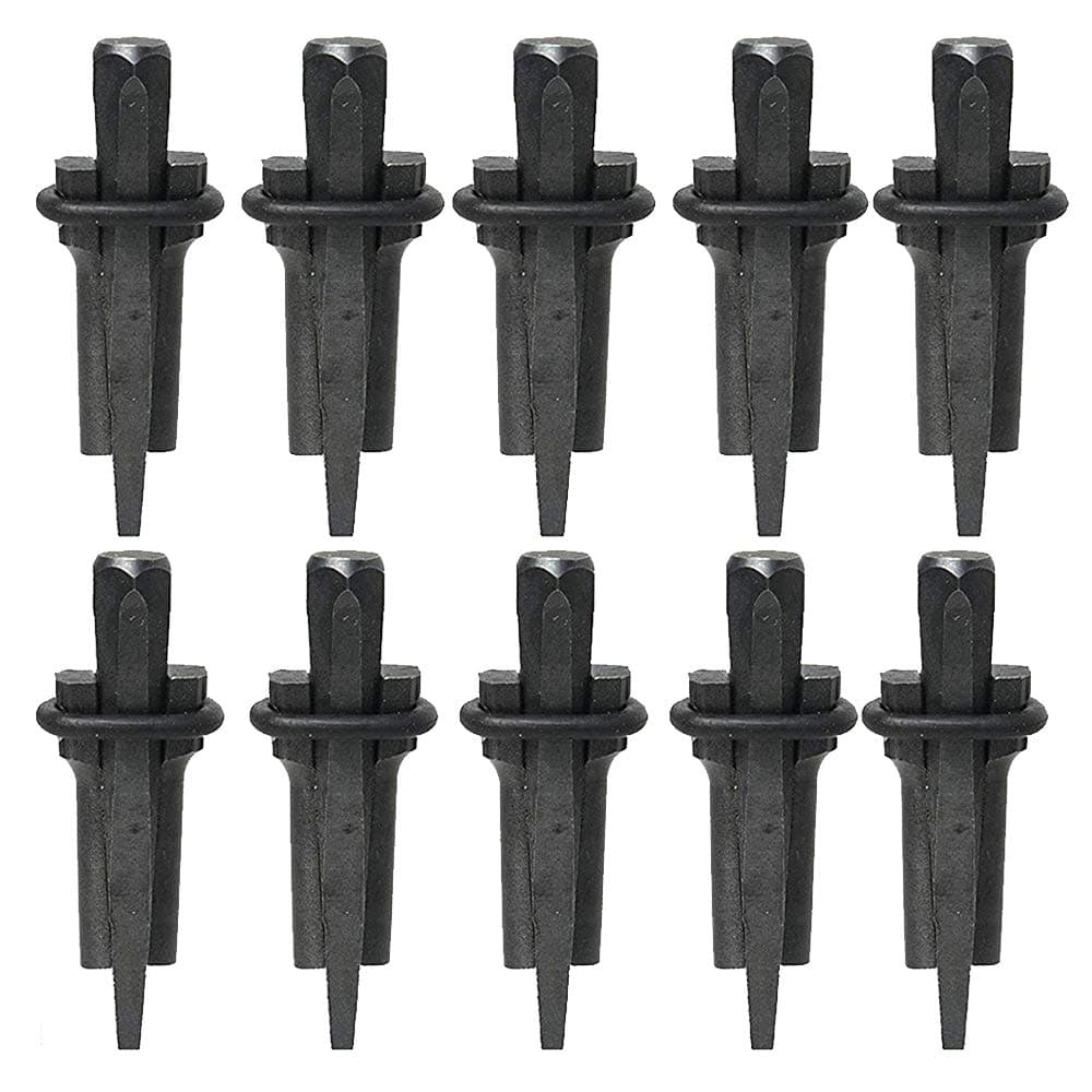 Wedge and Feather Shims Concrete Marble Granite Rock Stone Splitting Hand Tools (9/16", 10Pcs)