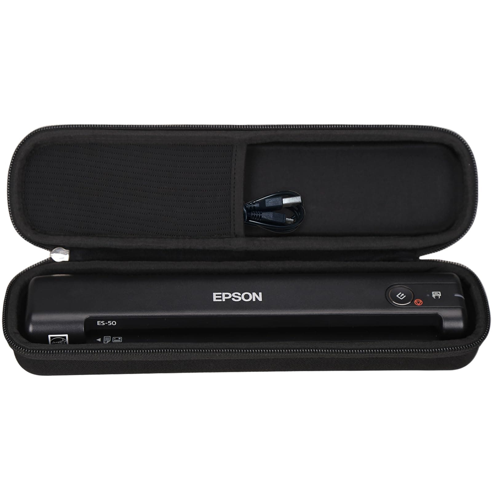 Hard Storage Travel Case,for Epson Workforce ES-50 / ES-55R / ES-60W / ES-65WR / DS-30 / DS-70 / DS-80W Document Scanner