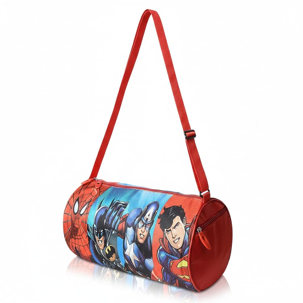 Kids Duffle Travel Bag | Durable Lightweight Polyester Sports & Gym Kids Luggage Carry Bag for Boys & Girls | Travelling Bag for Swimming, Dance, School & Weekend Trips