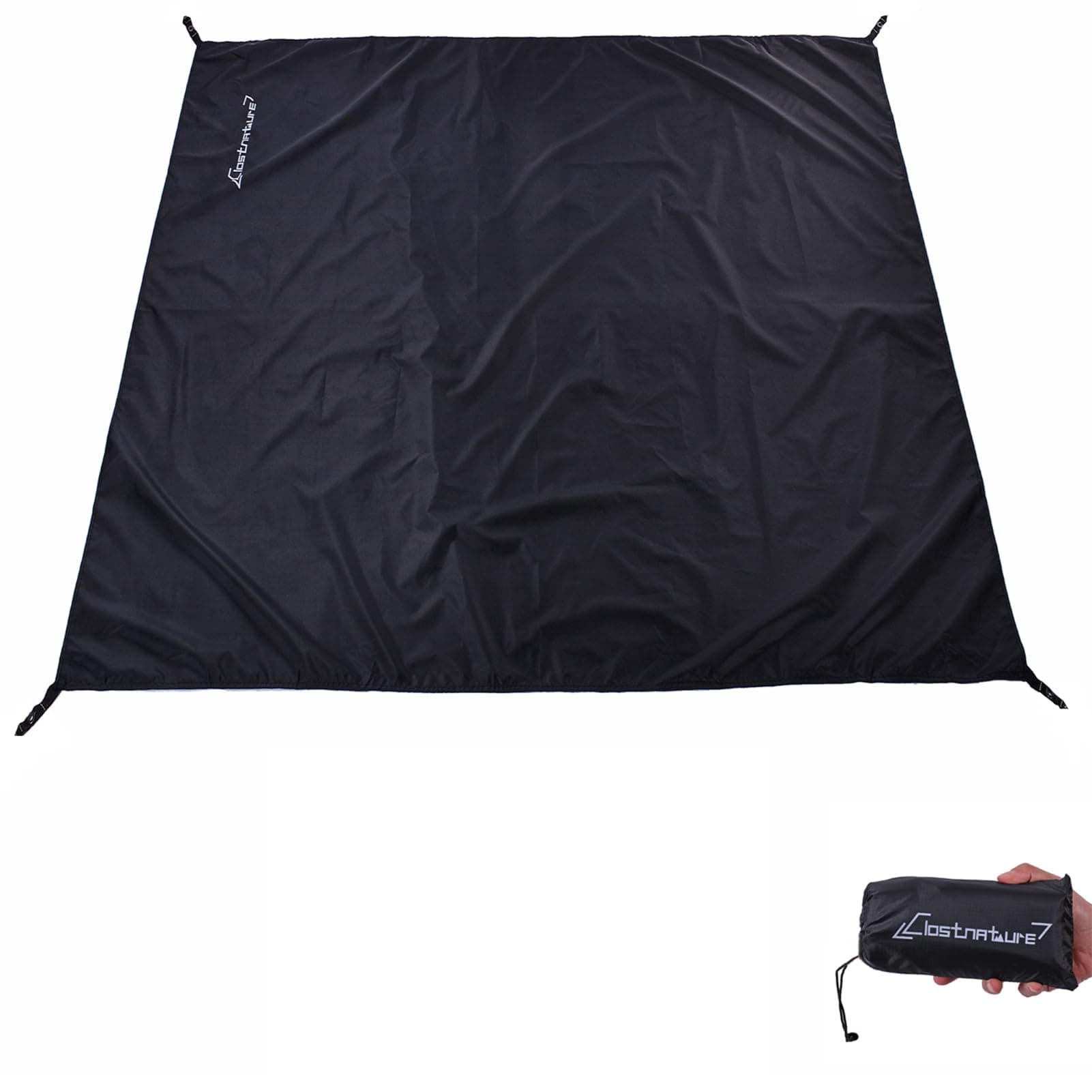 Tent Footprint - Waterproof Camping Tarp, Heavy Duty Tent Floor Saver, Ultralight Ground Sheet Mat for Hiking, Backpacking, Hammock, Beach - Storage Bag Included