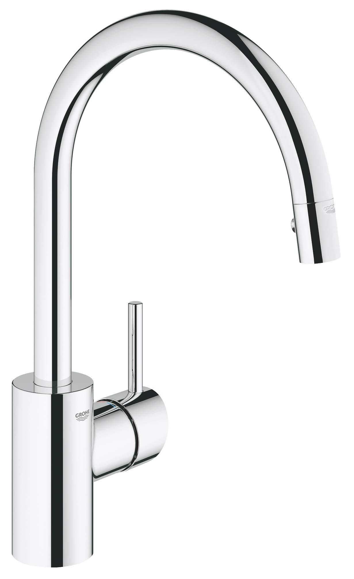 GROHE 31483001 | Concetto Basin Mixer | Pull-Out Spray - Chrome