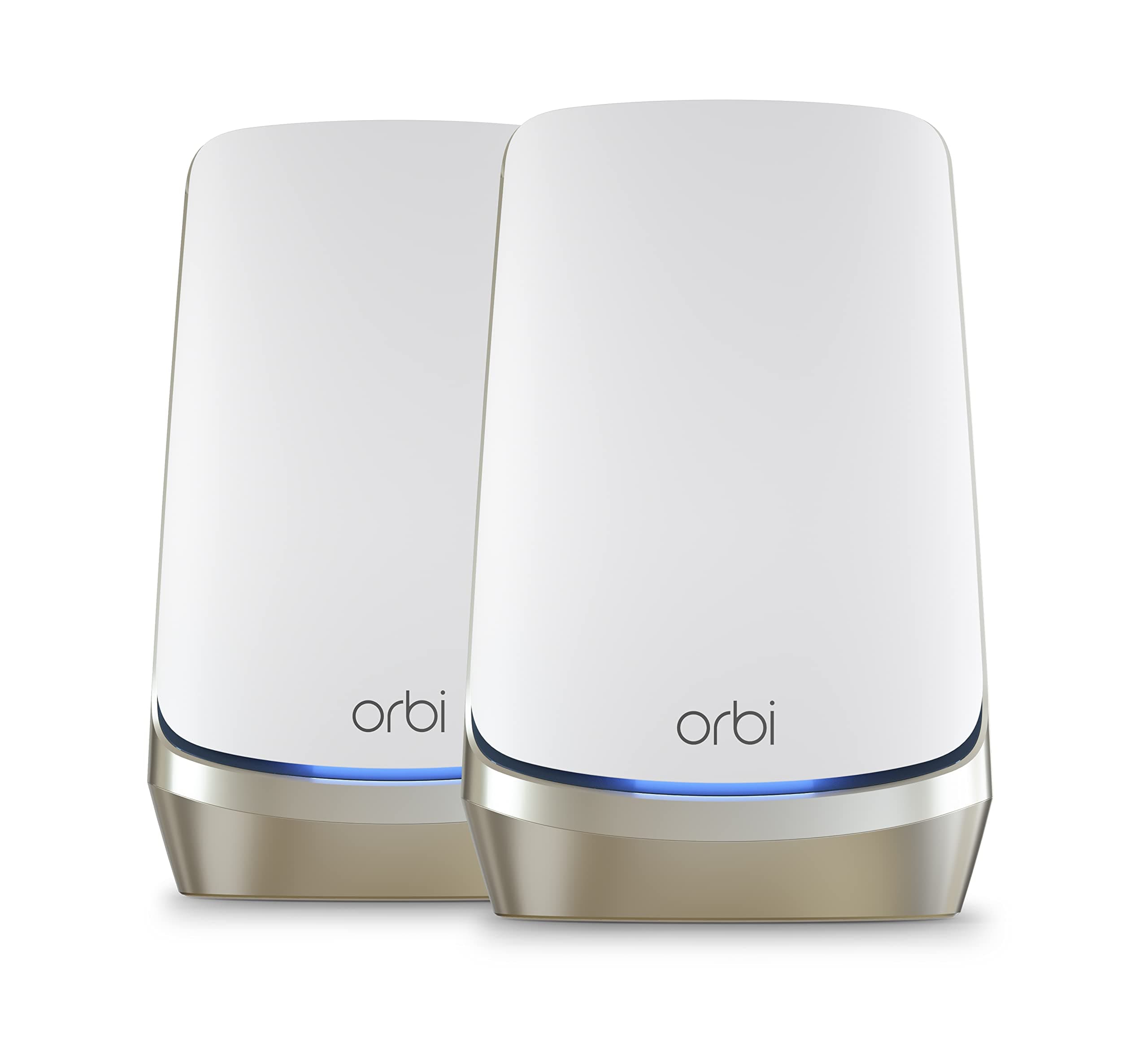 NETGEAR Orbi Quad-Band WiFi 6E Mesh System (RBKE962), Router + 1 Satellite Extender, Security Features, Up to 10.8 Gbps Speed, Coverage up to 6,000 sq. ft, 200 Devices, 10 Gig Internet Port