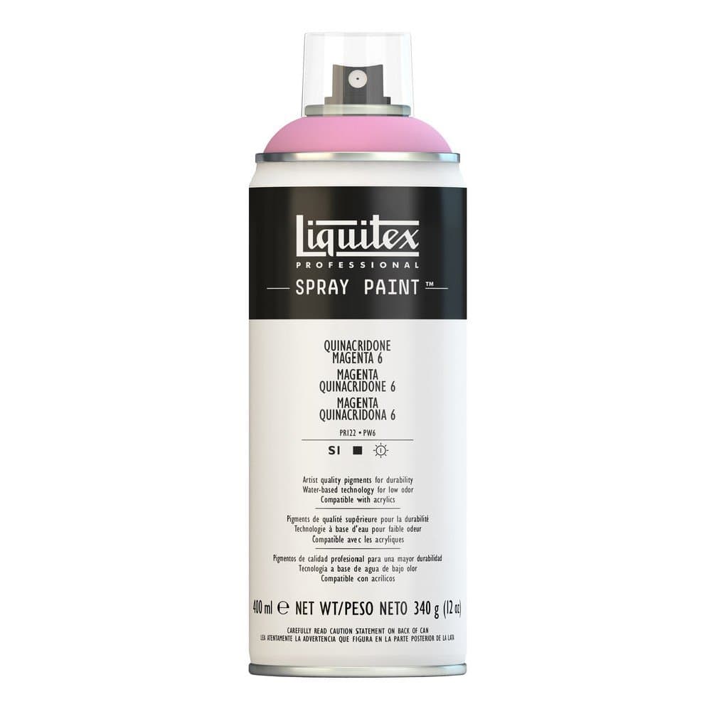 Liquitex Professional Spray Paint, 12-oz (400ml), Quinacridone Magenta 6