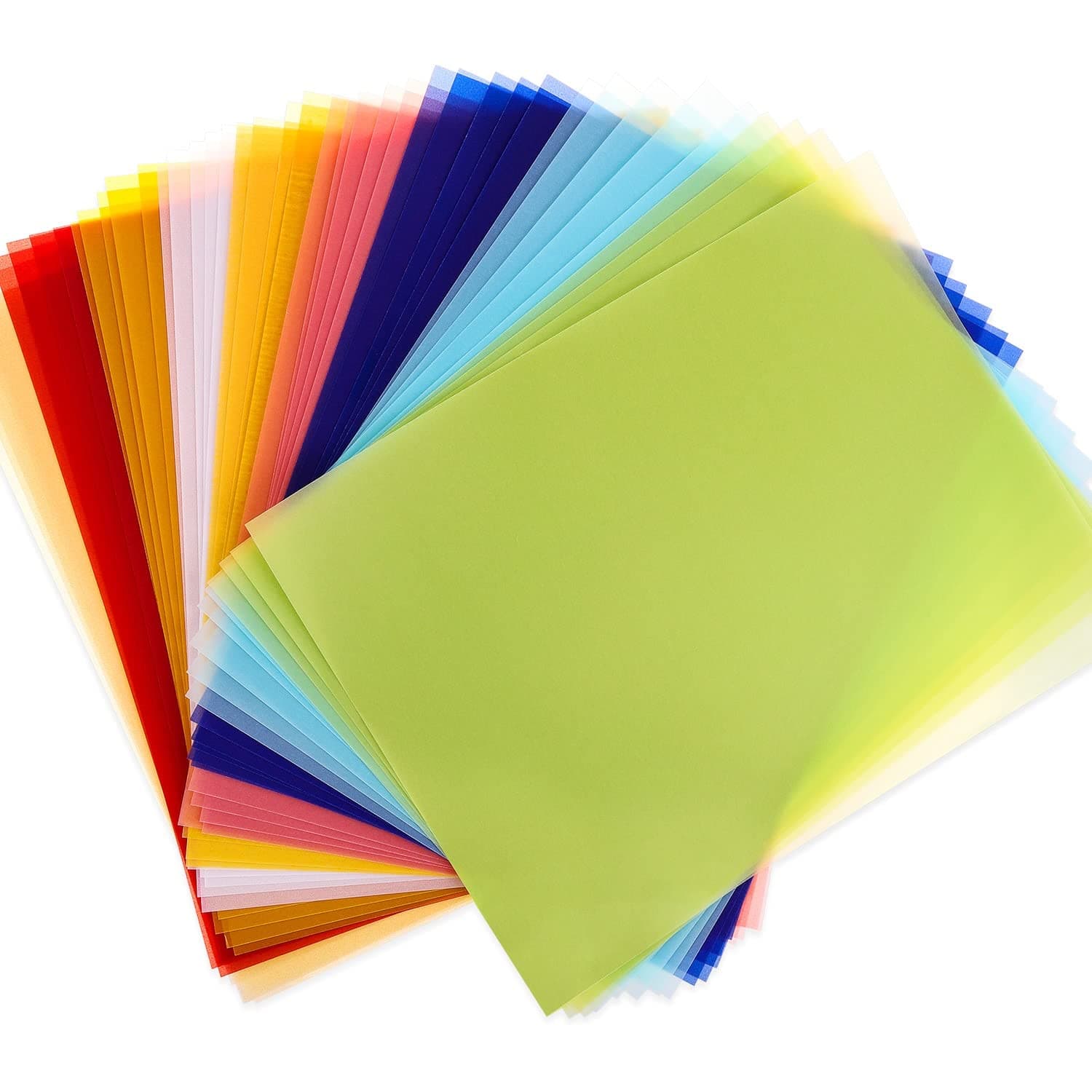 Cridoz 9-Color Transparent Vellum Paper - 8.5 x 11, Translucent Tracing Paper for Printing & Drawing