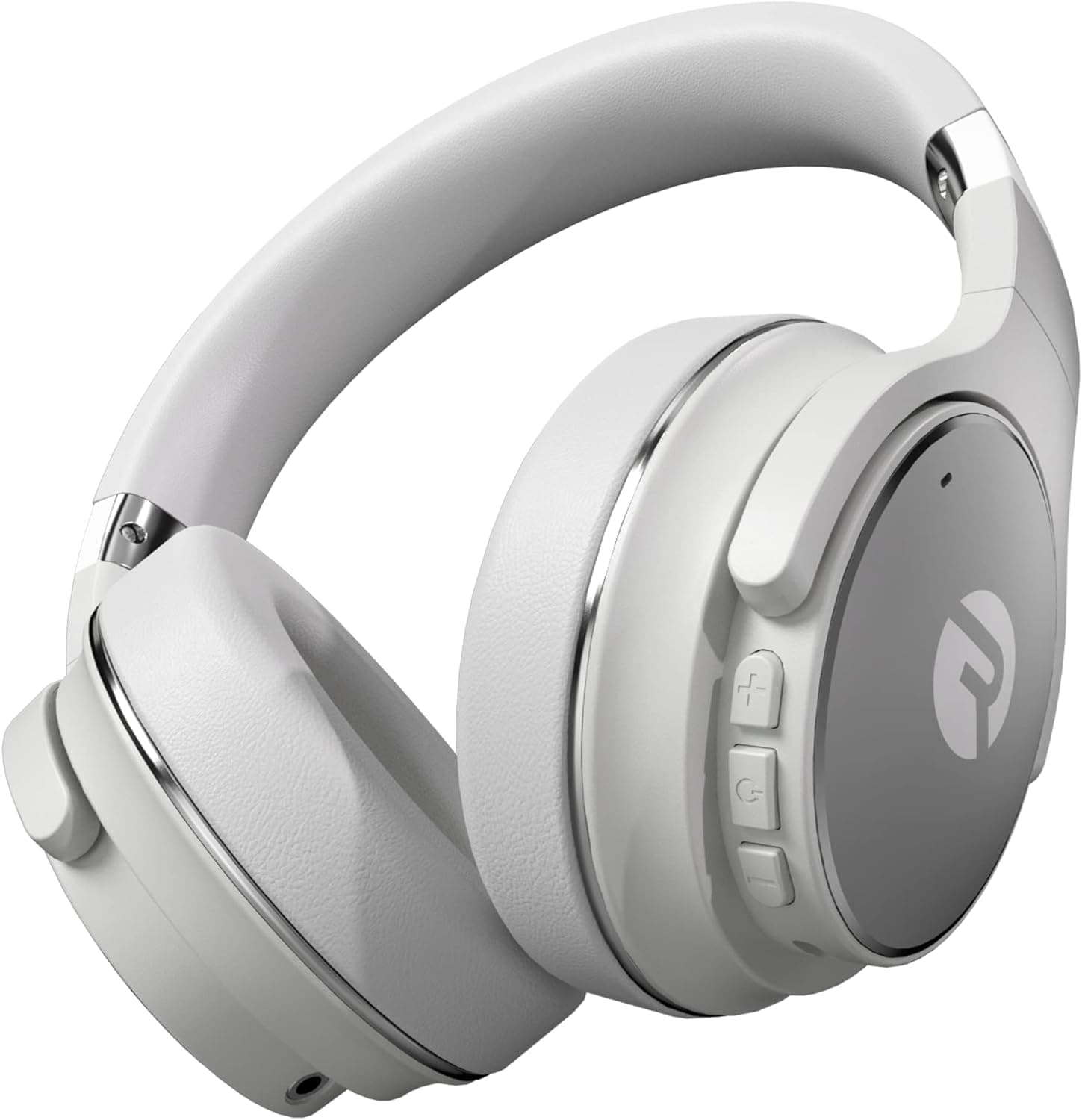 Everyday Wireless Bluetooth Over Ear Headphones, with Active Noise Cancelling, Awareness Mode and Built in Microphone, IPX 4 Water Resistance, 38 Hours of Battery Life (Frost White)