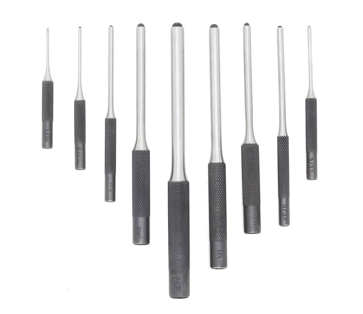 TXTactical Gunsmith Roll Pin Punch Set - 9 Pieces