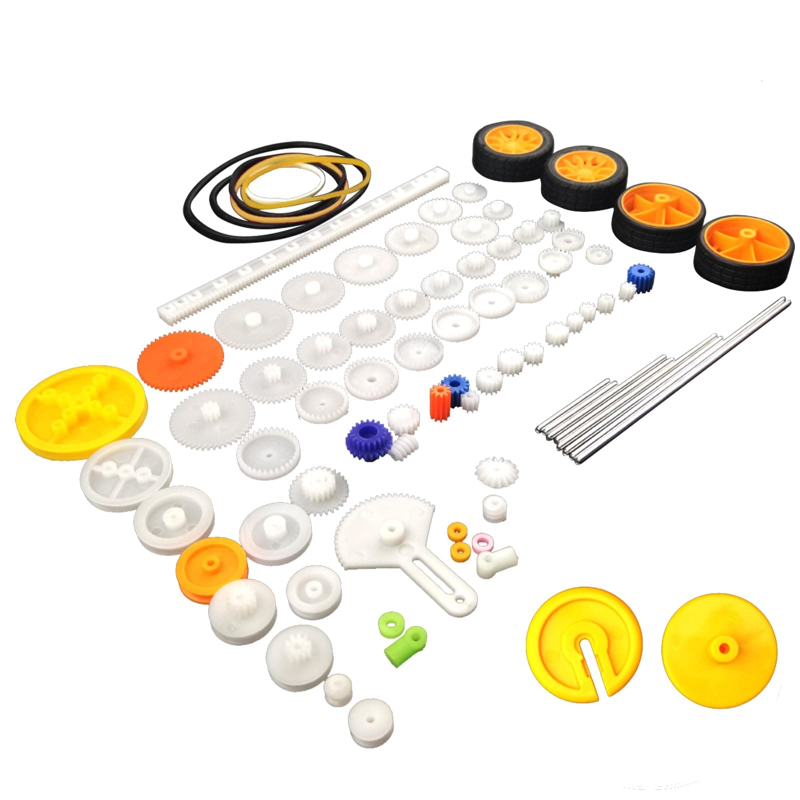 82 Pieces Plastic Gear Package Kit for Toy