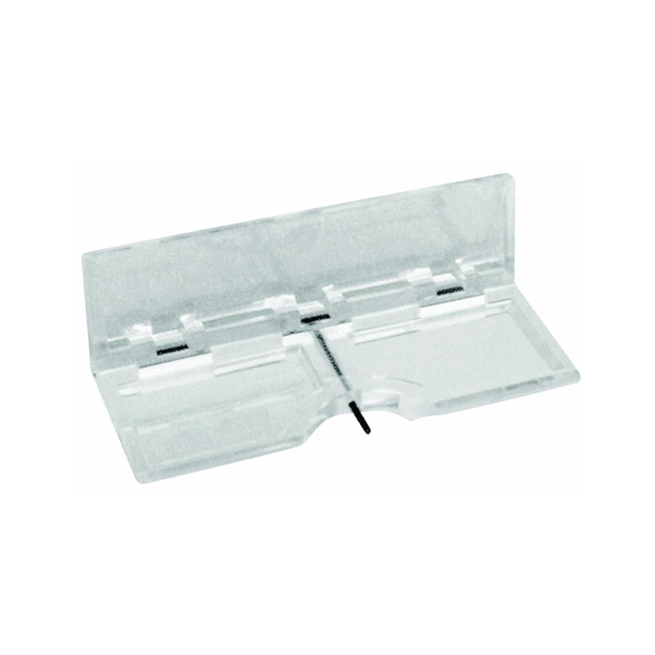 Prime-Line U 9842 Clear Lucite, Glass Surface Patio Door Lock, Self Adhesive (2 Pack)