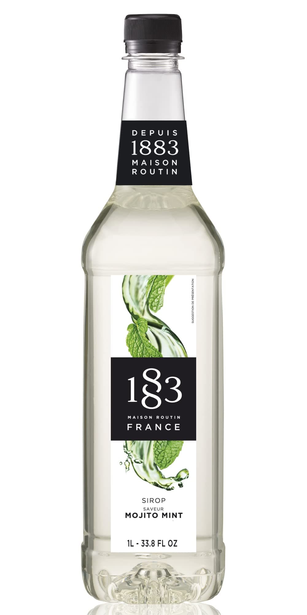 1883 Mojito Mix 1 Liter Pet Syrup, Clear