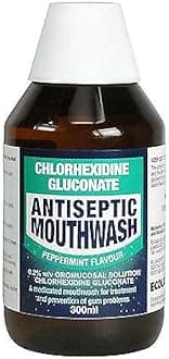 Ecolab Chlorhexidine Antiseptic Mouthwash, Peppermint Flavour, 300ml