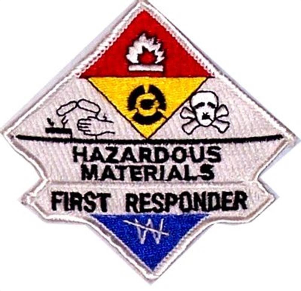 CMS, Inc. SSPAT-44-10 Hazmat First Responder Embroidered Patch 10-Pack