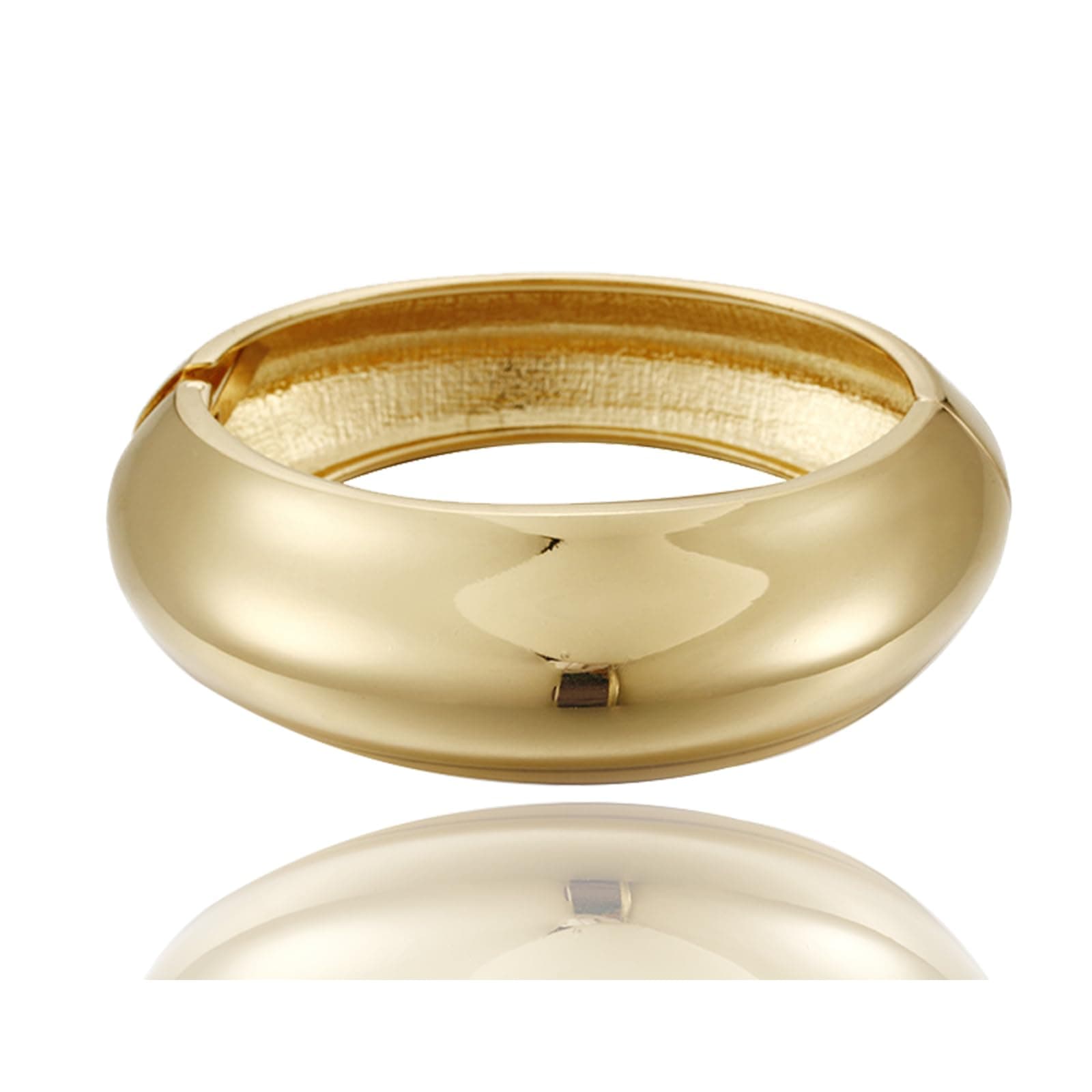 YBMYCM Wide Cuff Chunky Gold-Plated Bracelets for Women Open Cuff Bangles Adjustable Wrist Cuff Bracelets for Women